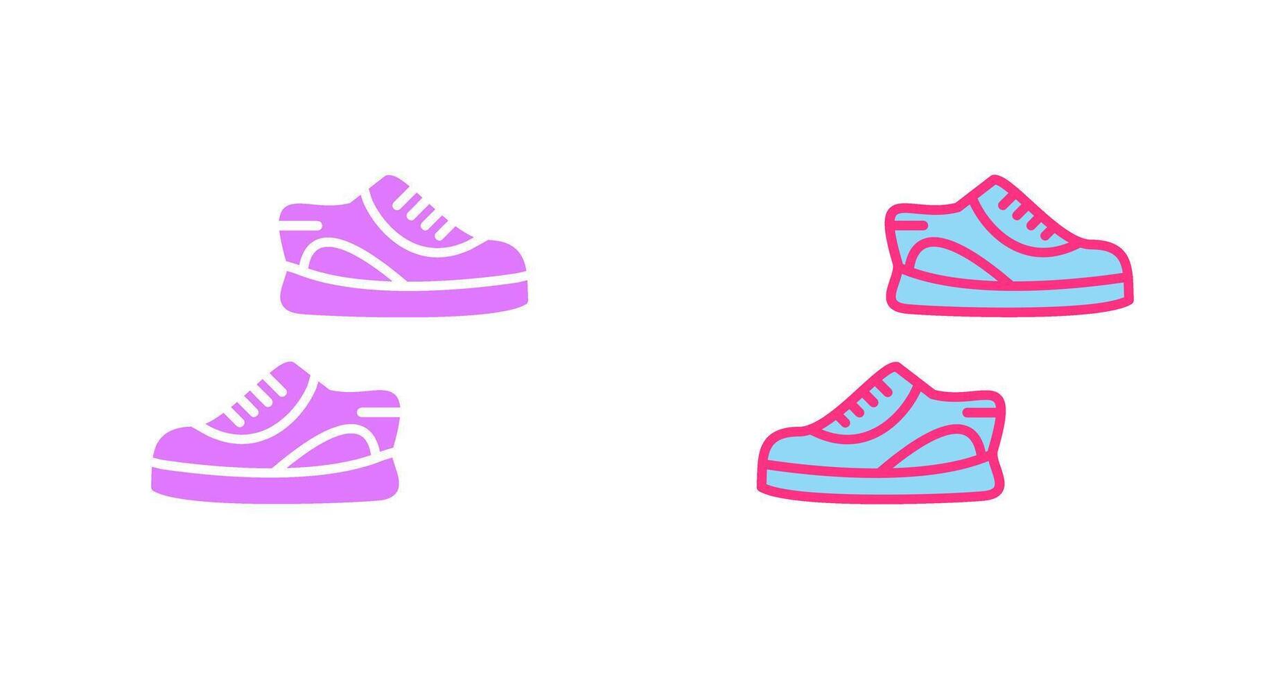 Sneakers Icon Design vector