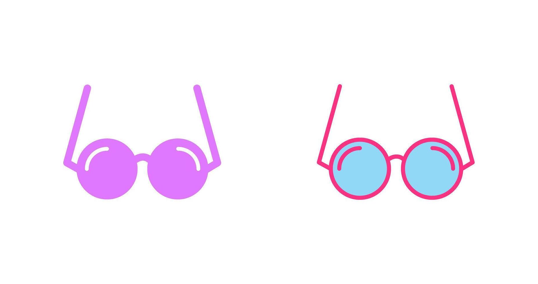 diseño de icono de gafas de sol vector