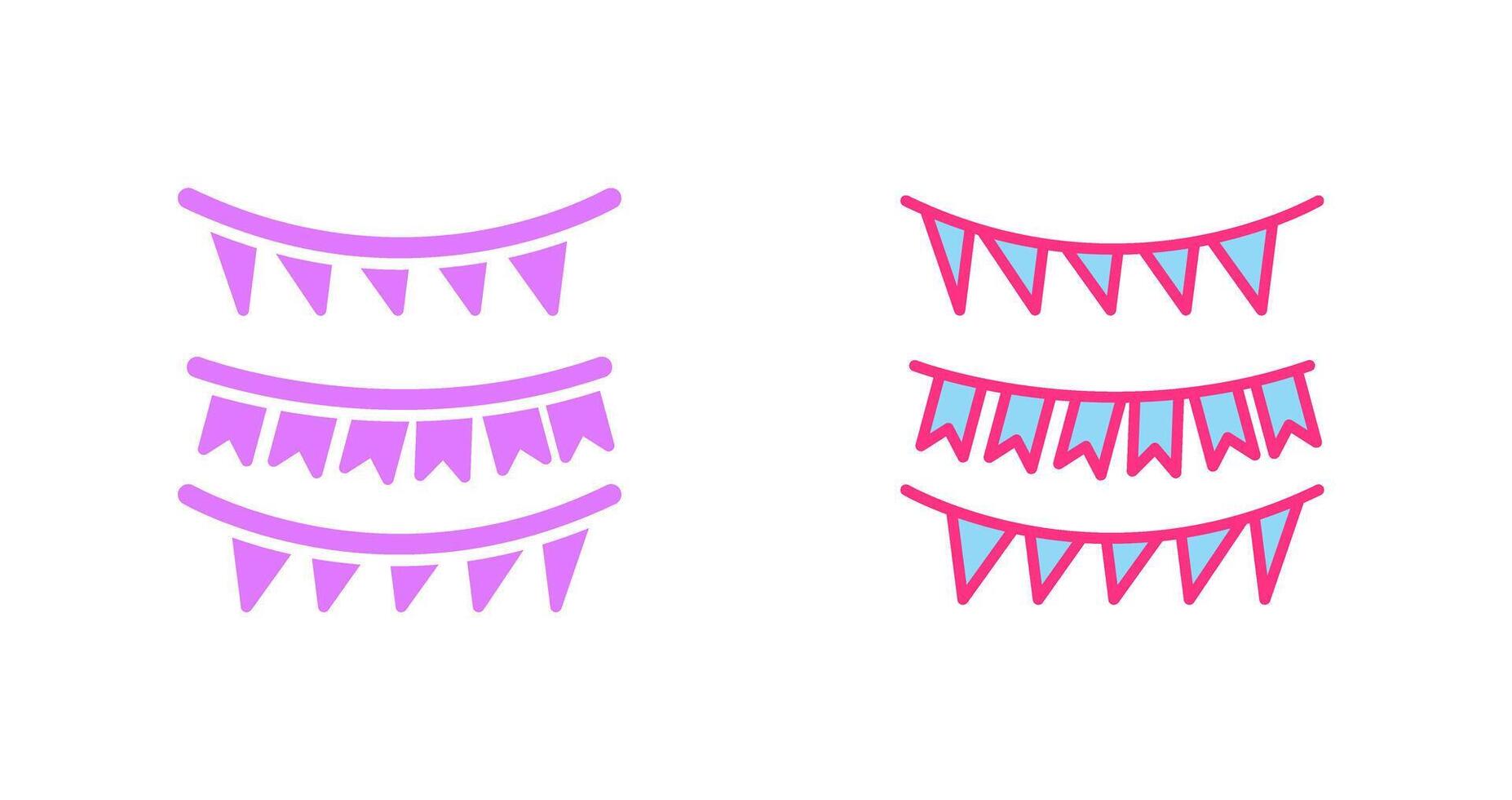 Garlands Icon Design vector