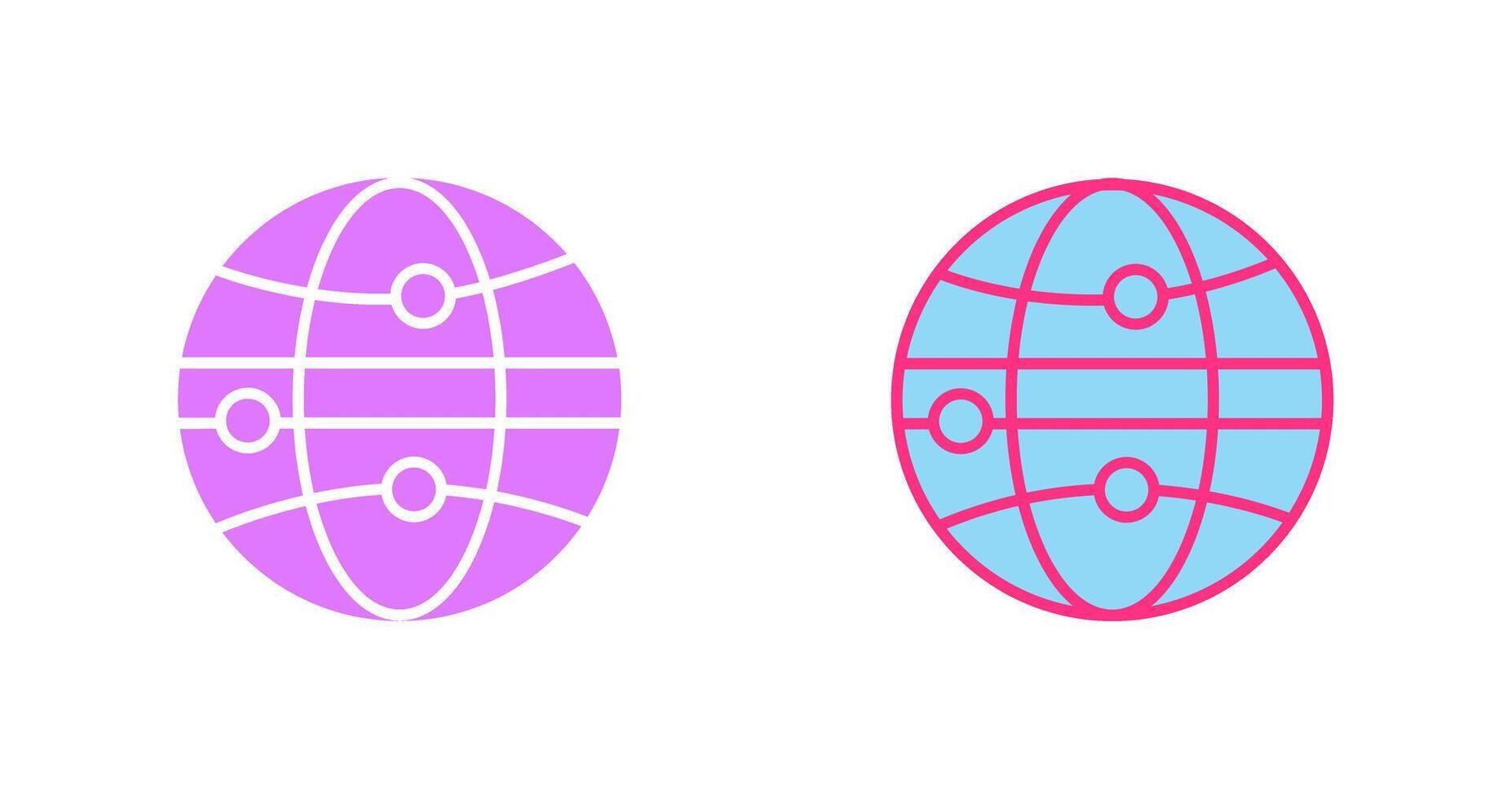 Globe III Icon vector