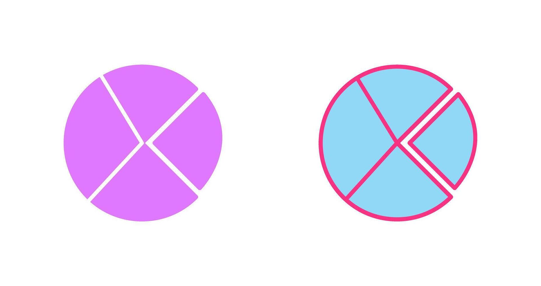 Pie Chart Icon vector