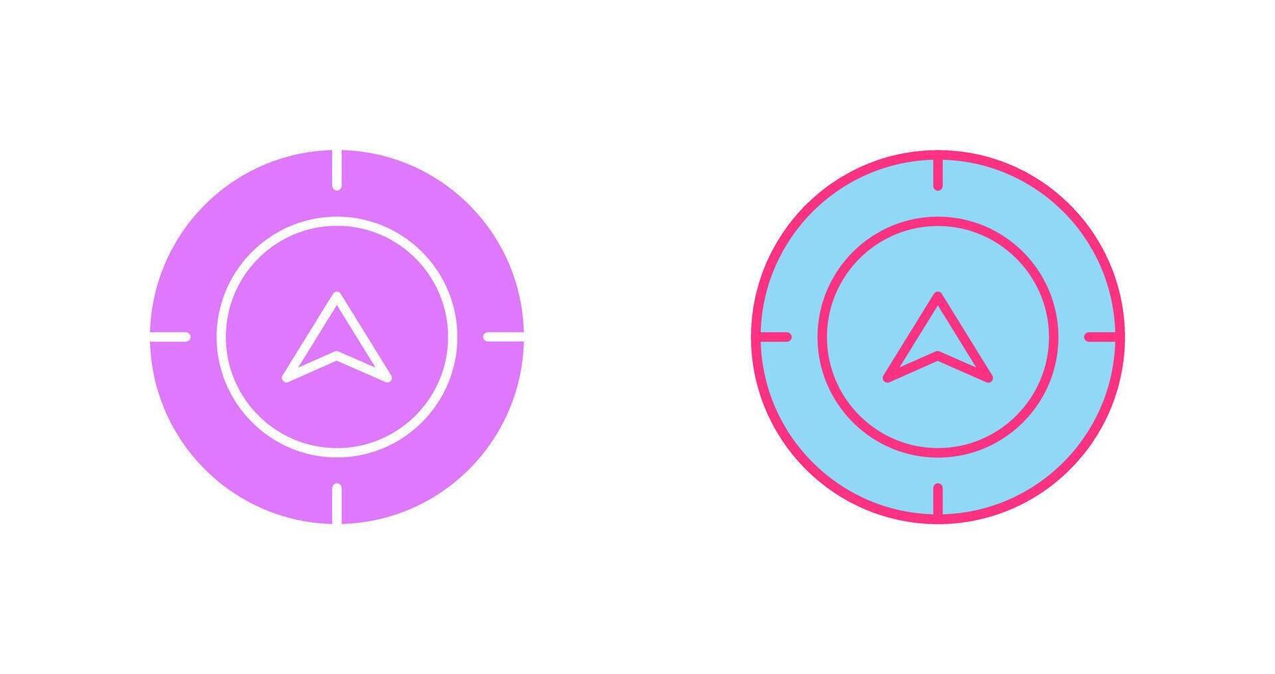 Directional Compass Icon vector