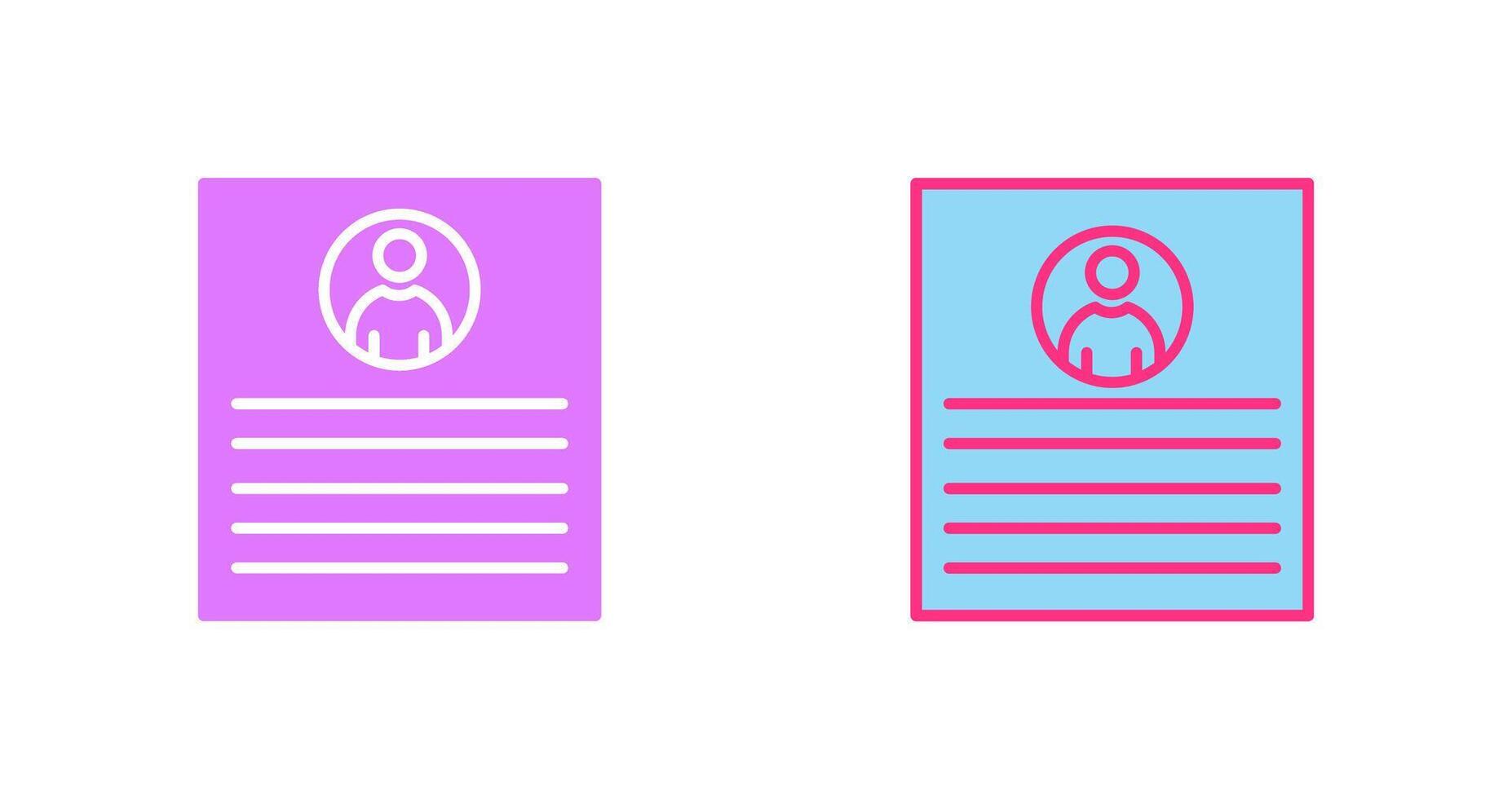 Client Profile Icon vector