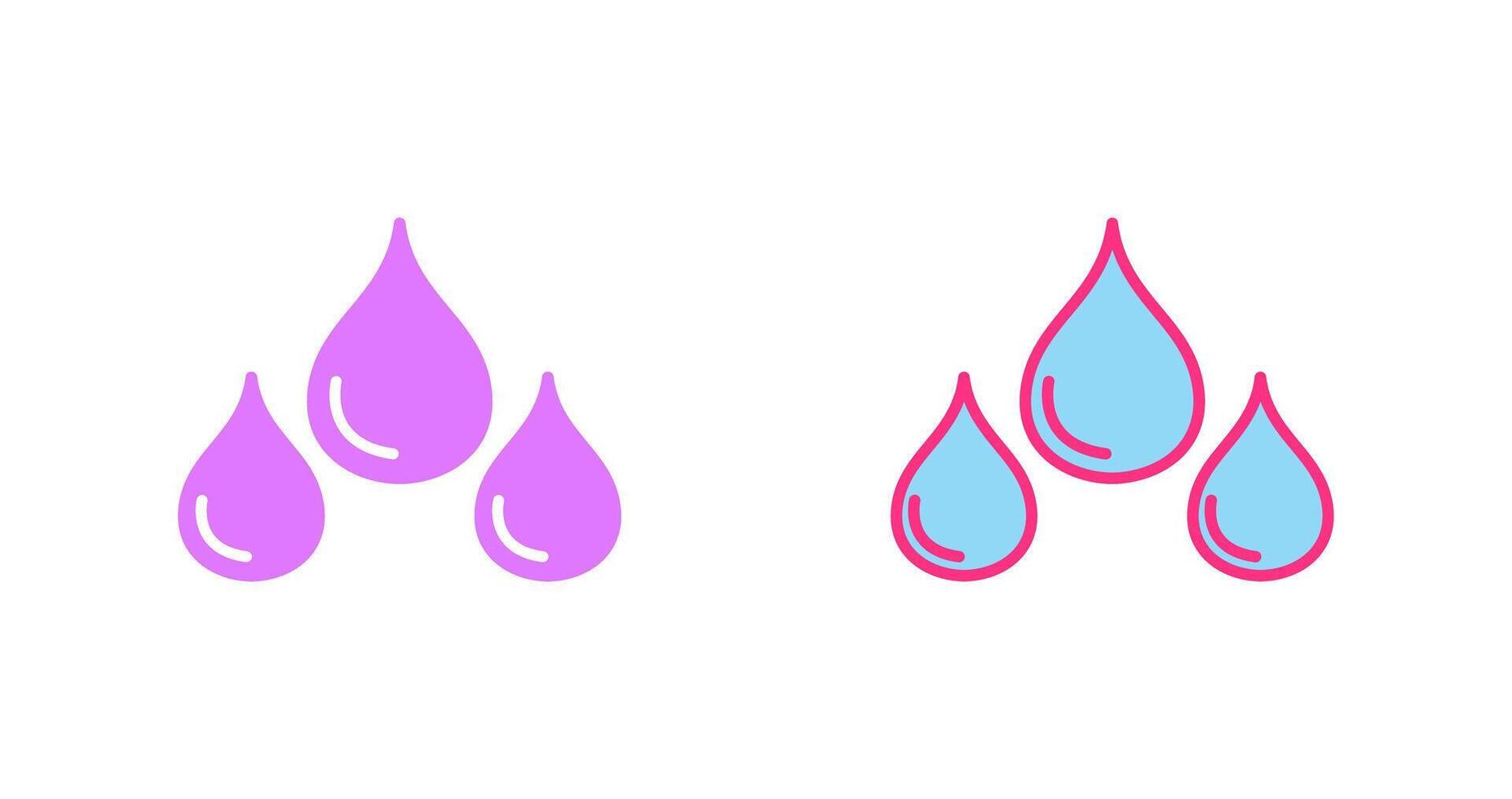 diseño de icono de agua vector