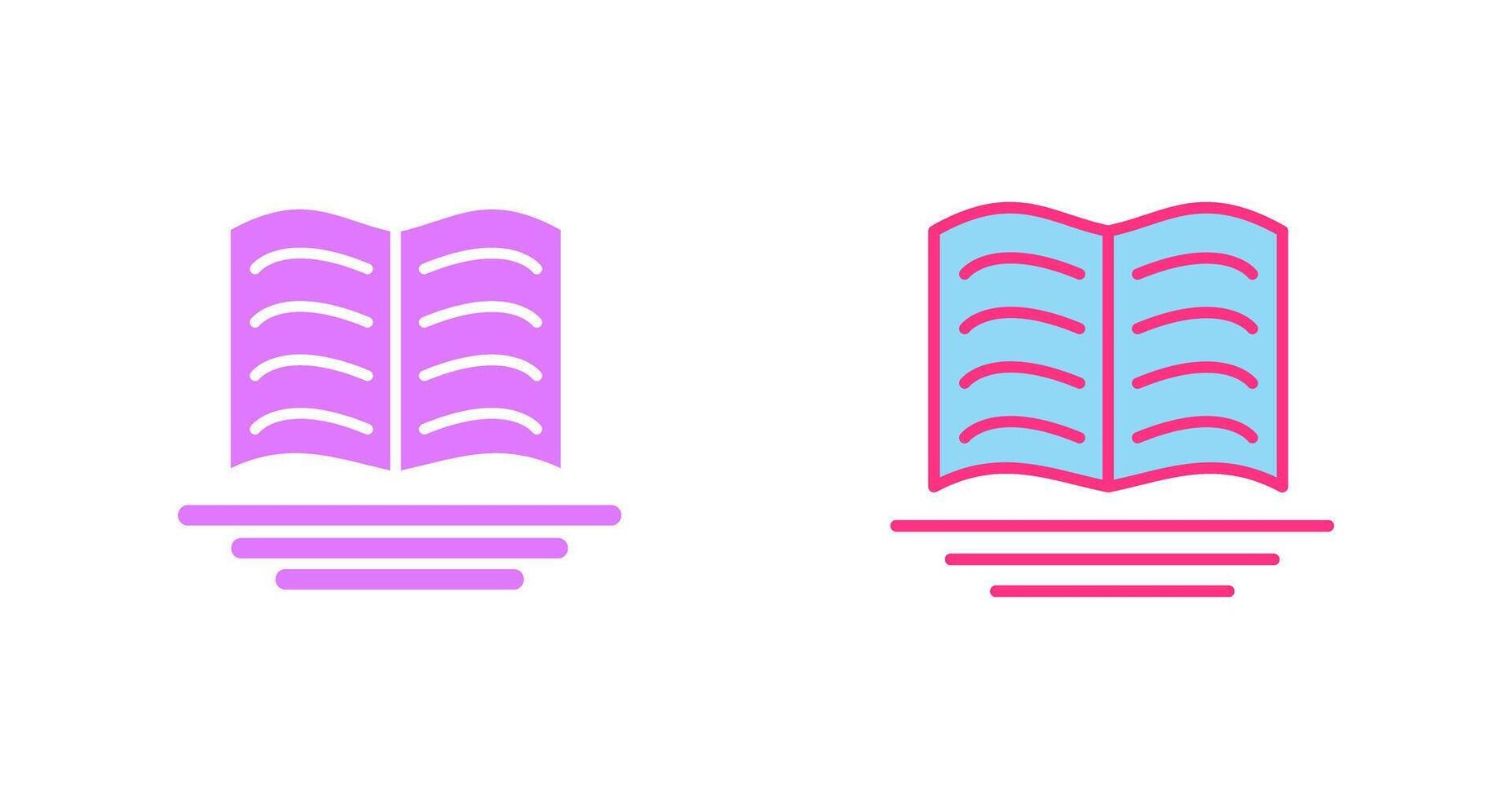 Book Icon Design vector