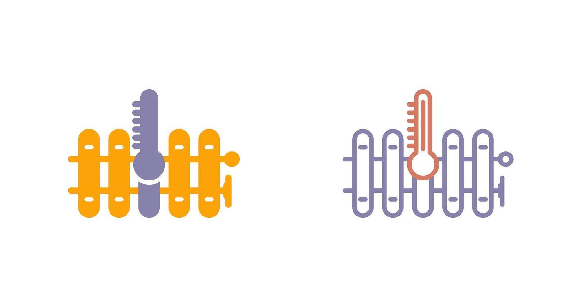 Radiator Icon Design vector