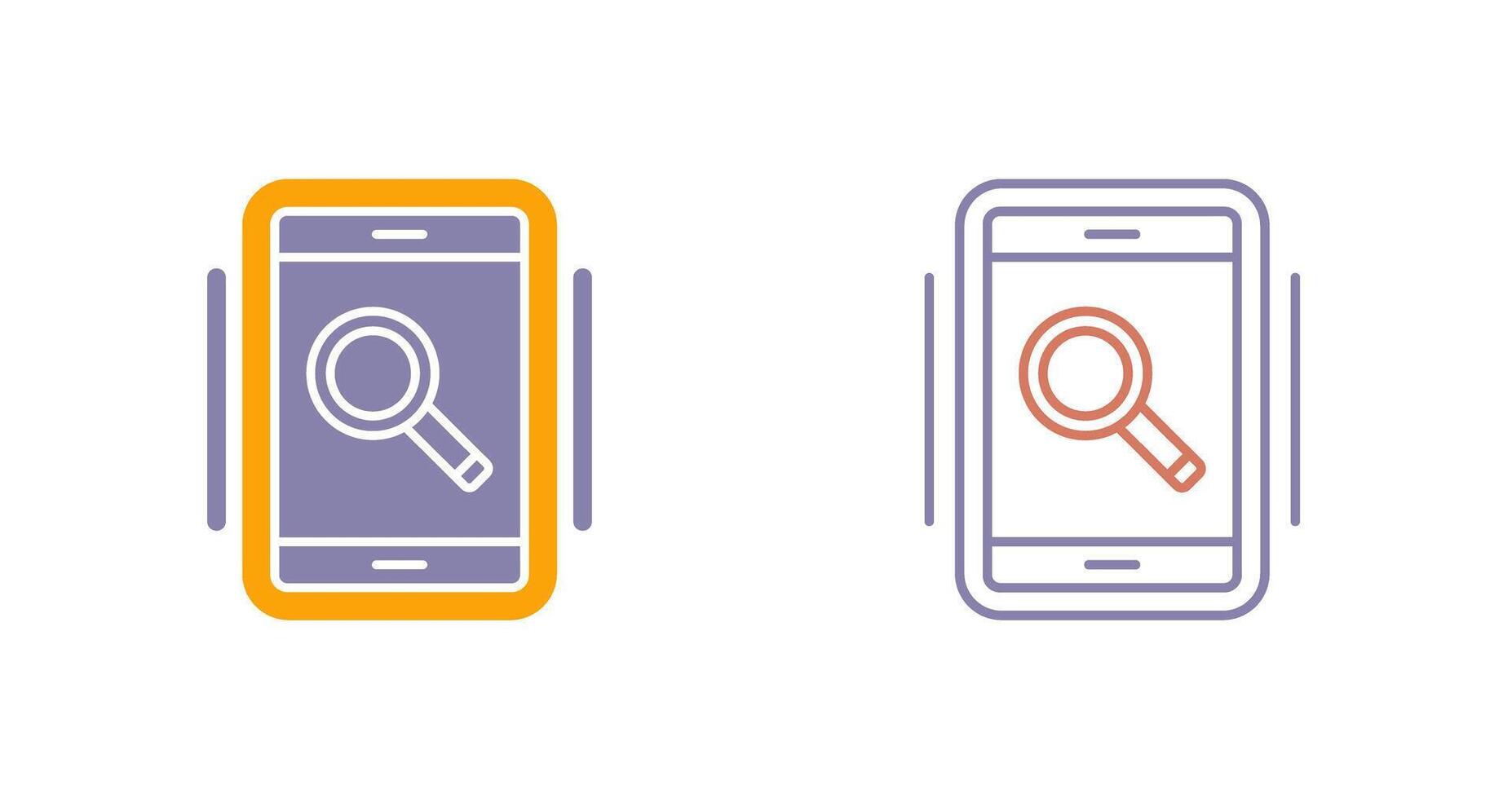 Magnifier Icon Design vector