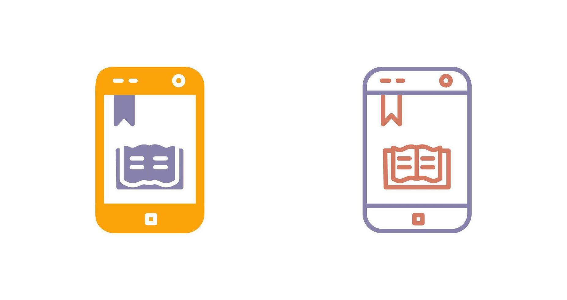 eBook Icon Design vector