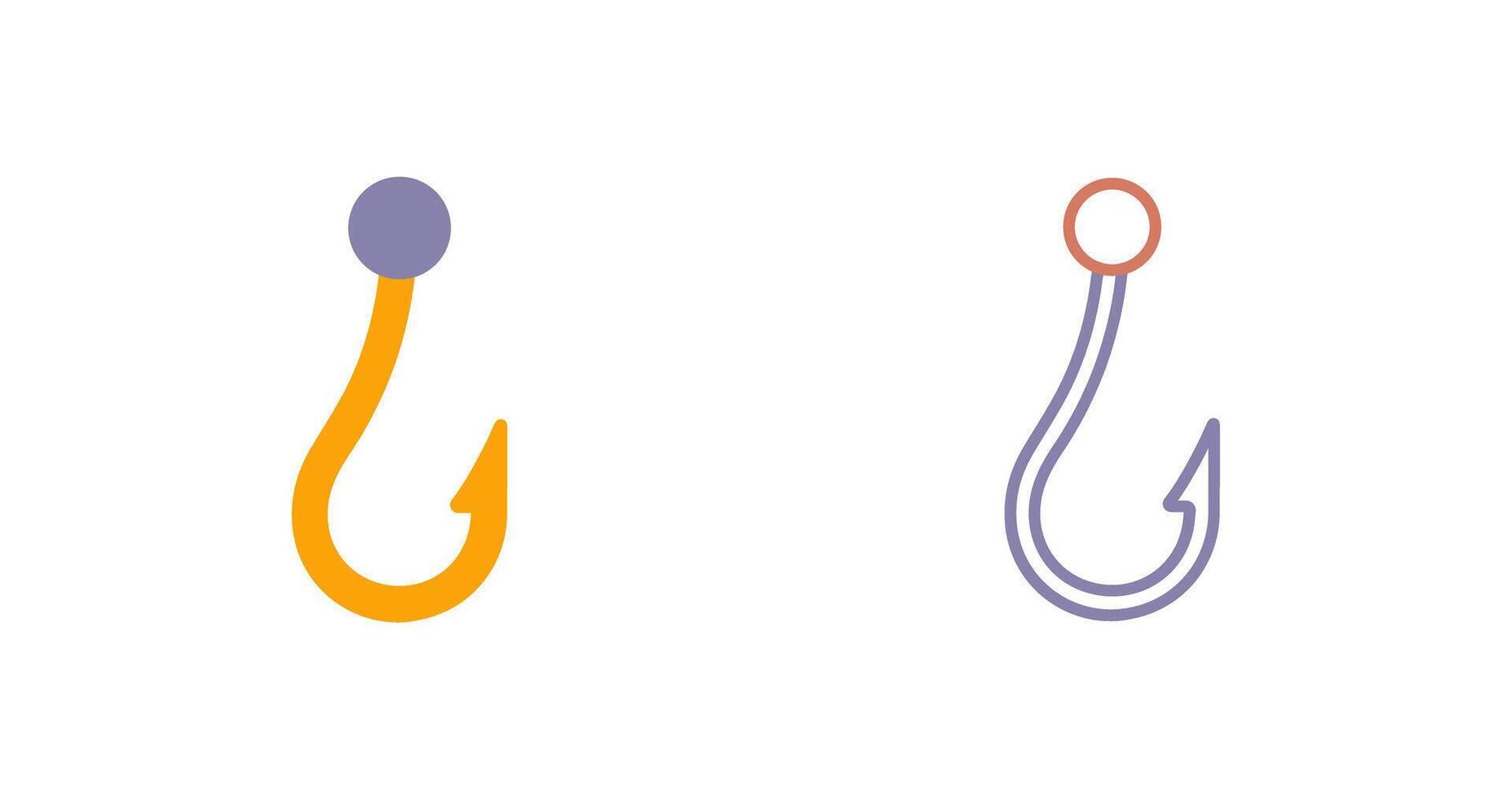 Hook Icon Design vector