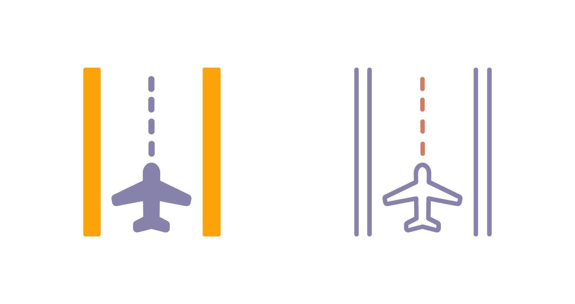 Runway Icon Design vector