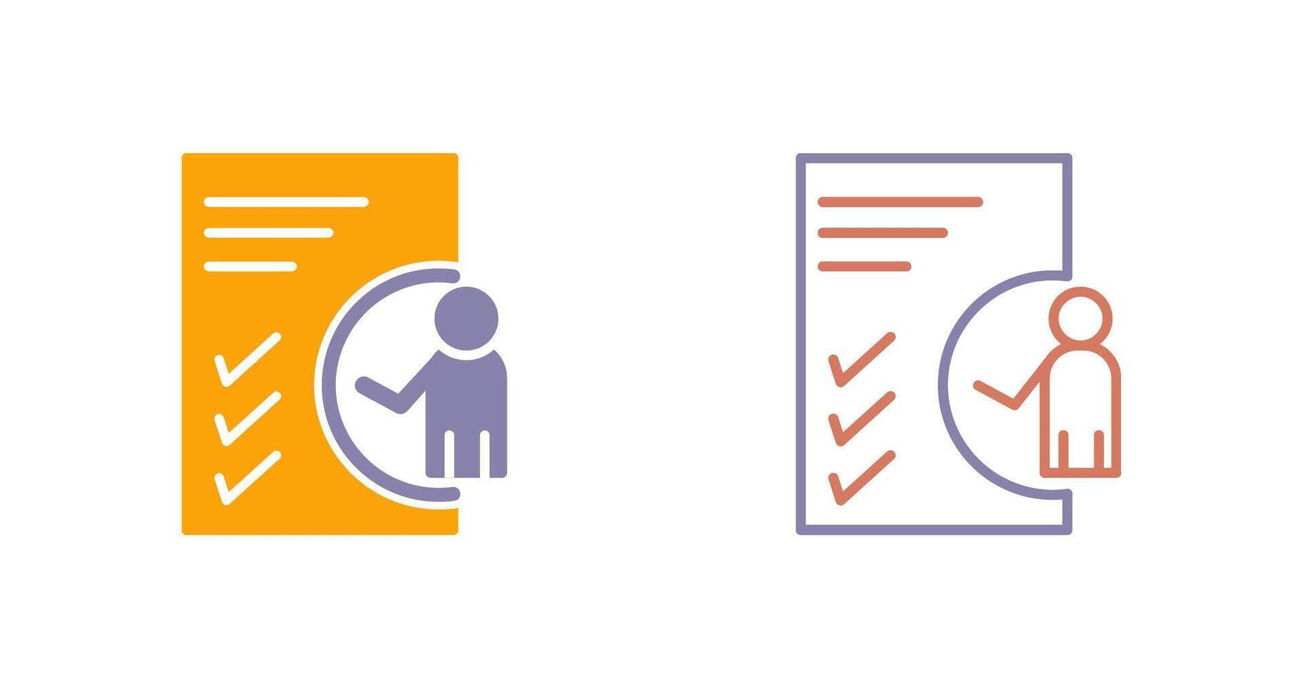 Checklist Icon Design vector