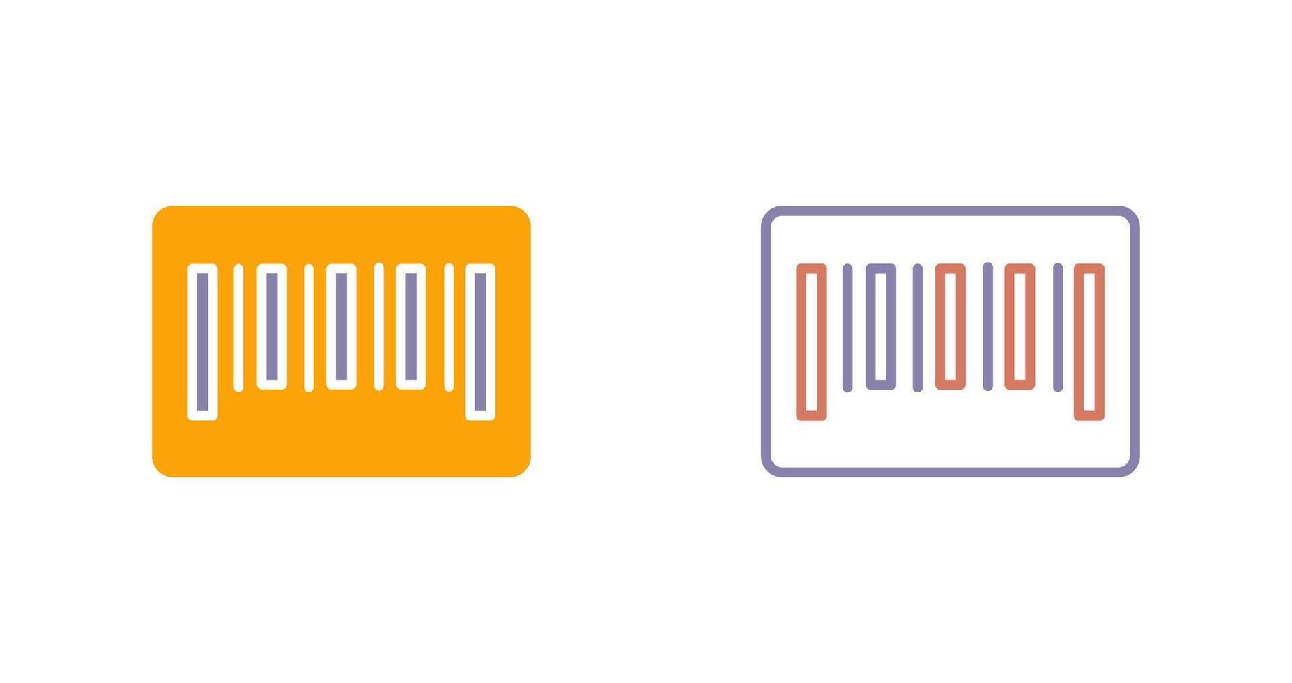 Barcode Icon Design vector