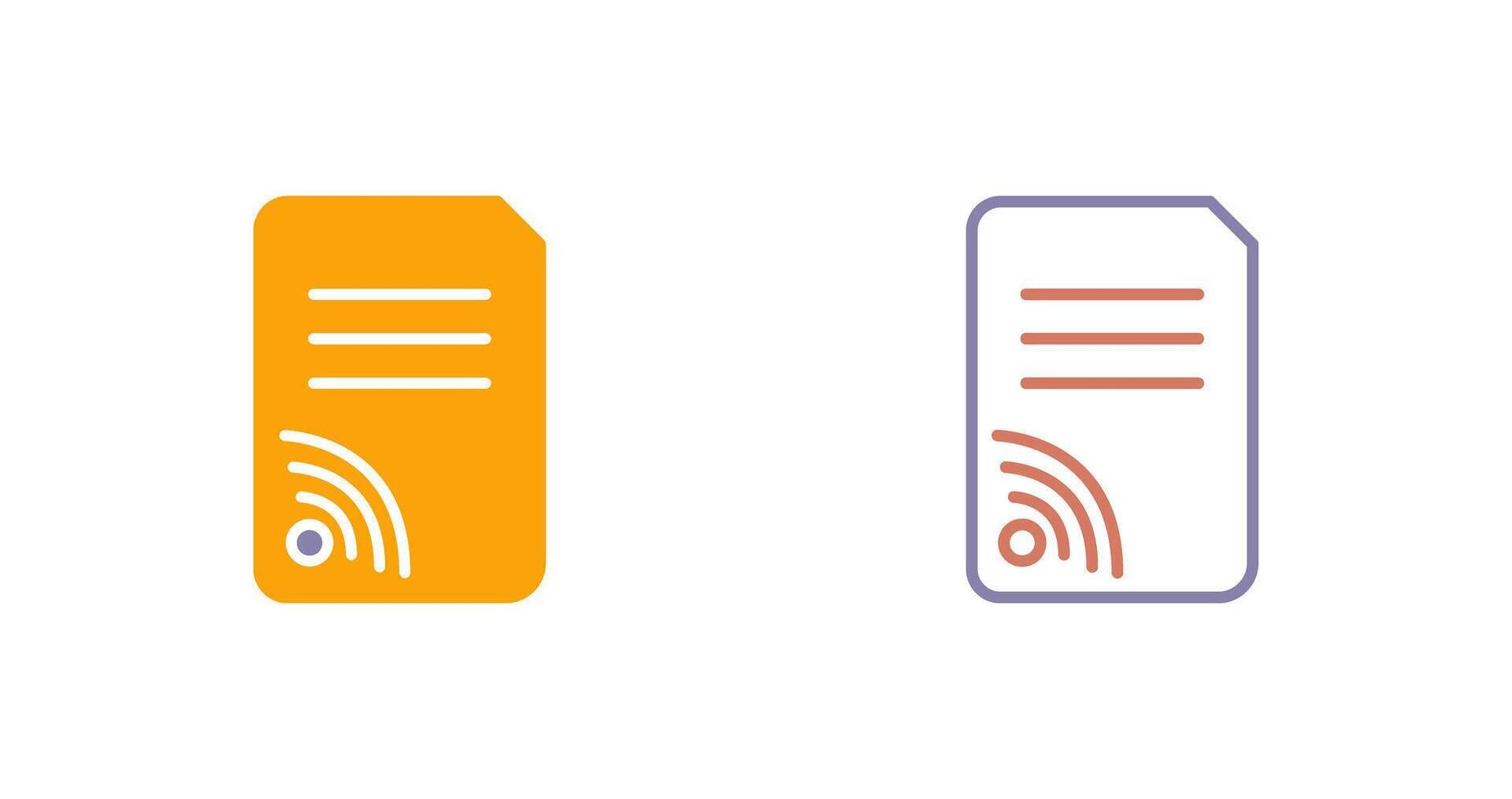 Wireless Icon Design vector
