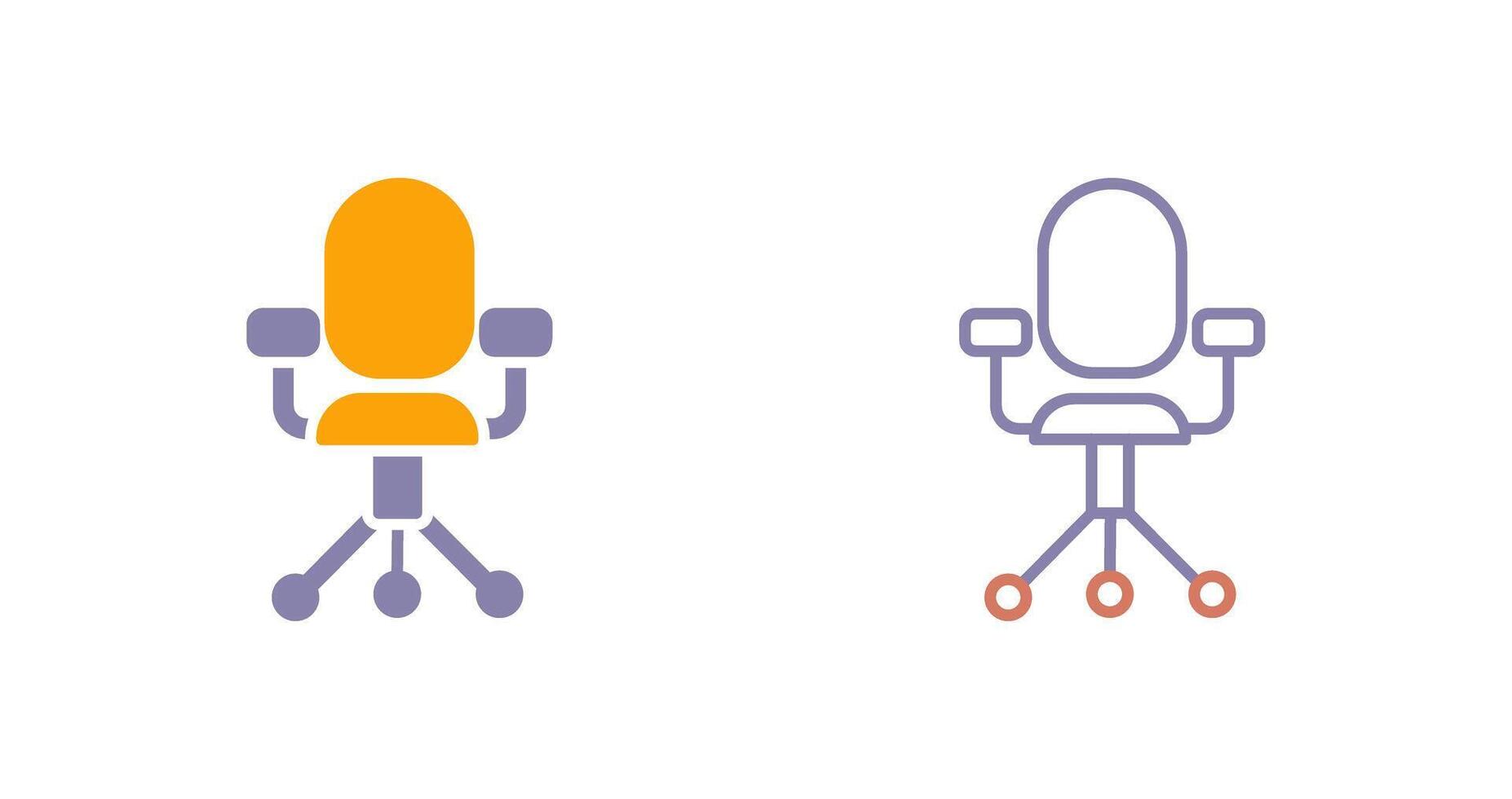 Chair Icon Design vector