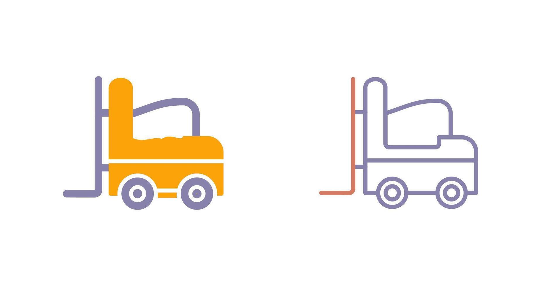 Forklift Icon Design vector