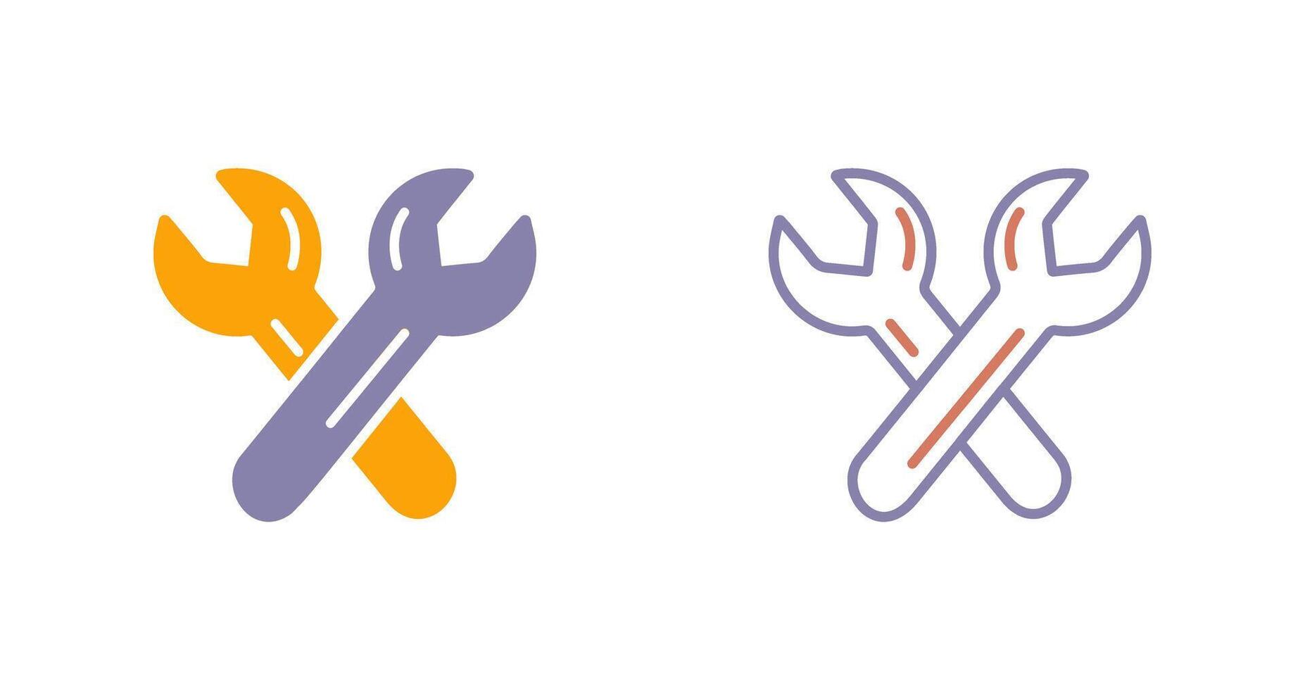 Wrench Icon Design vector