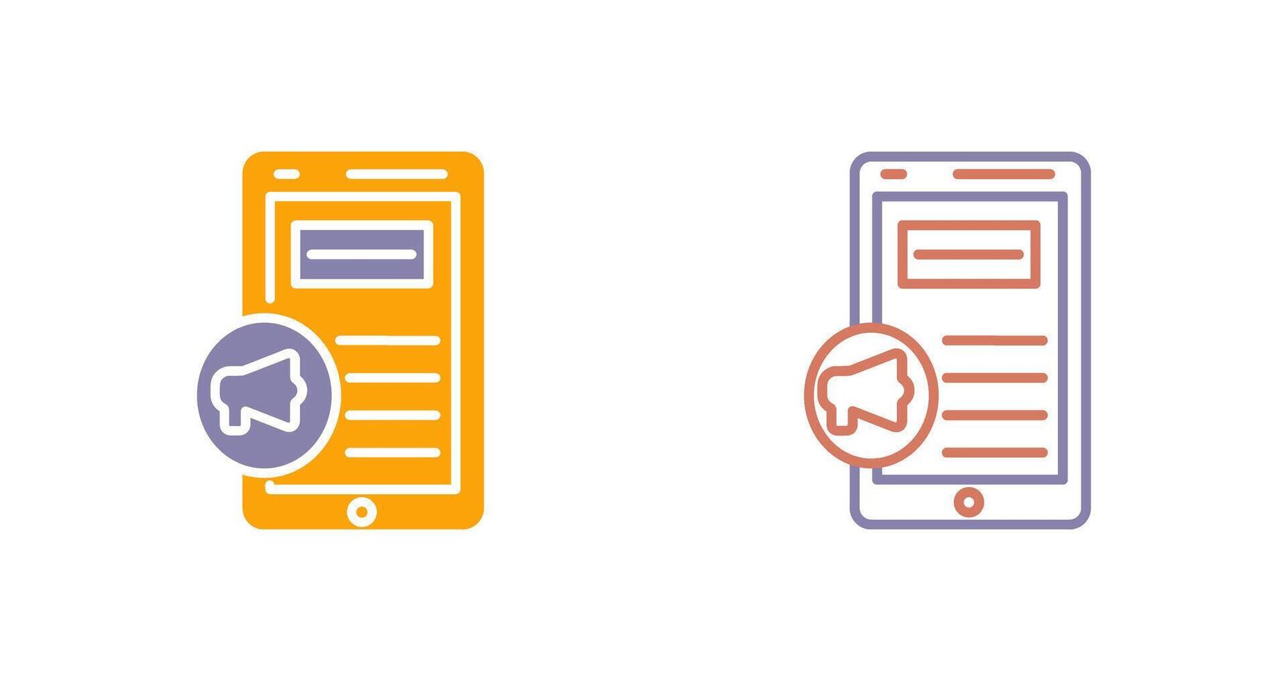 Megaphone Icon Design vector