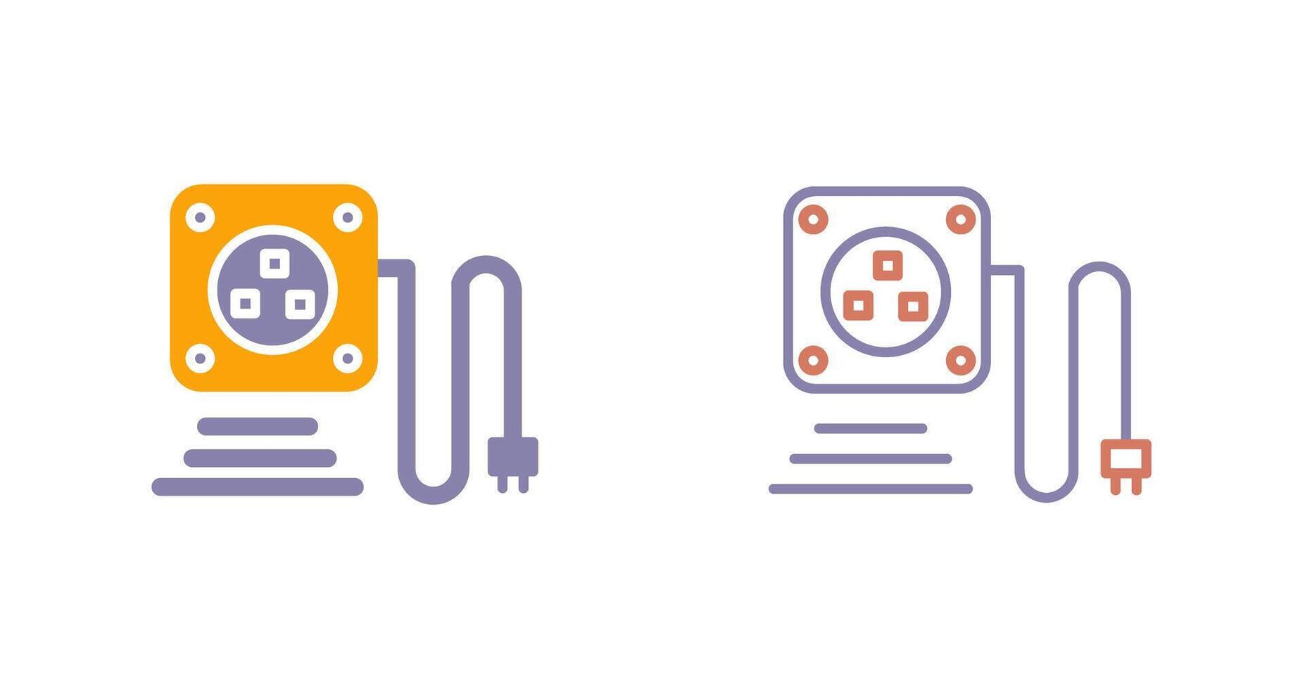 Socket Icon Design vector