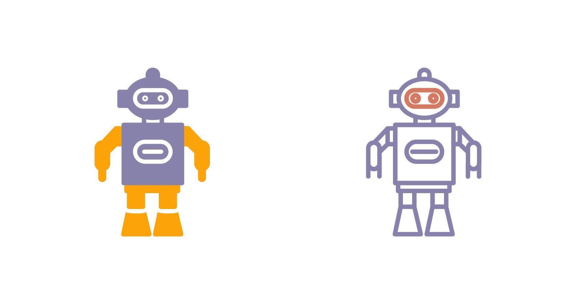 Robotic Icon Design vector