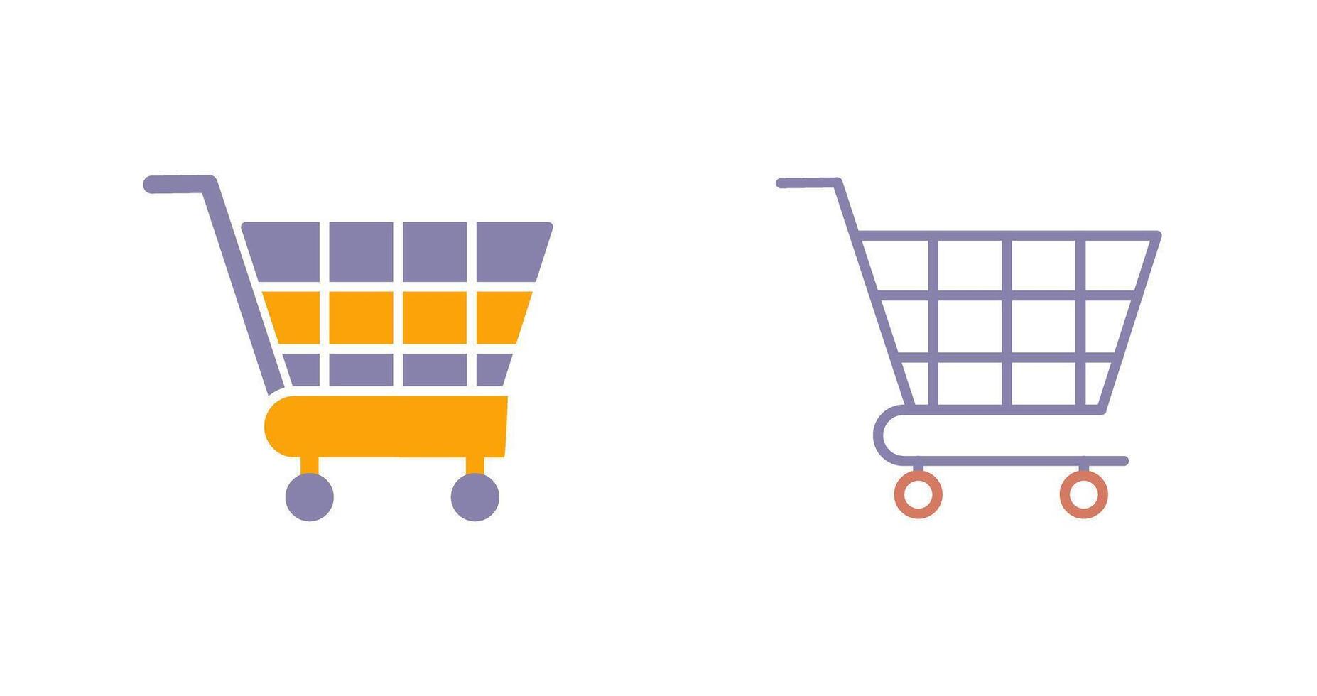 Trolley Icon Design vector