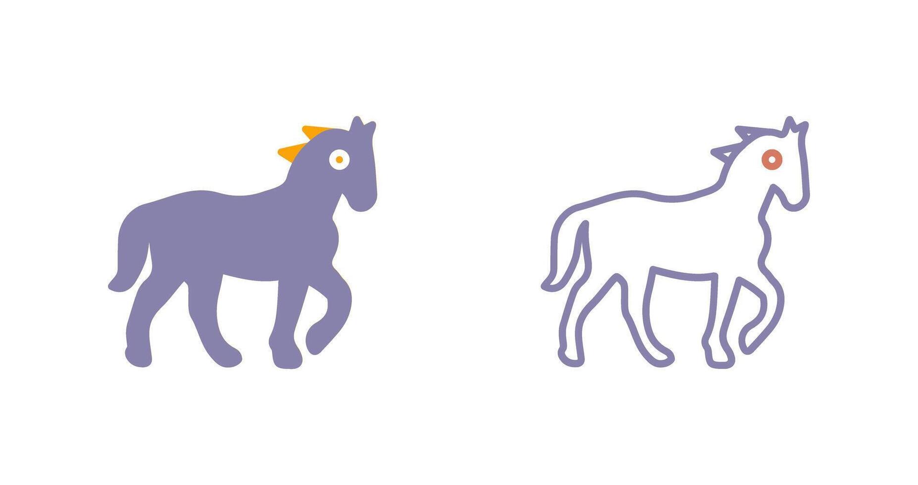 Horse Icon Design vector