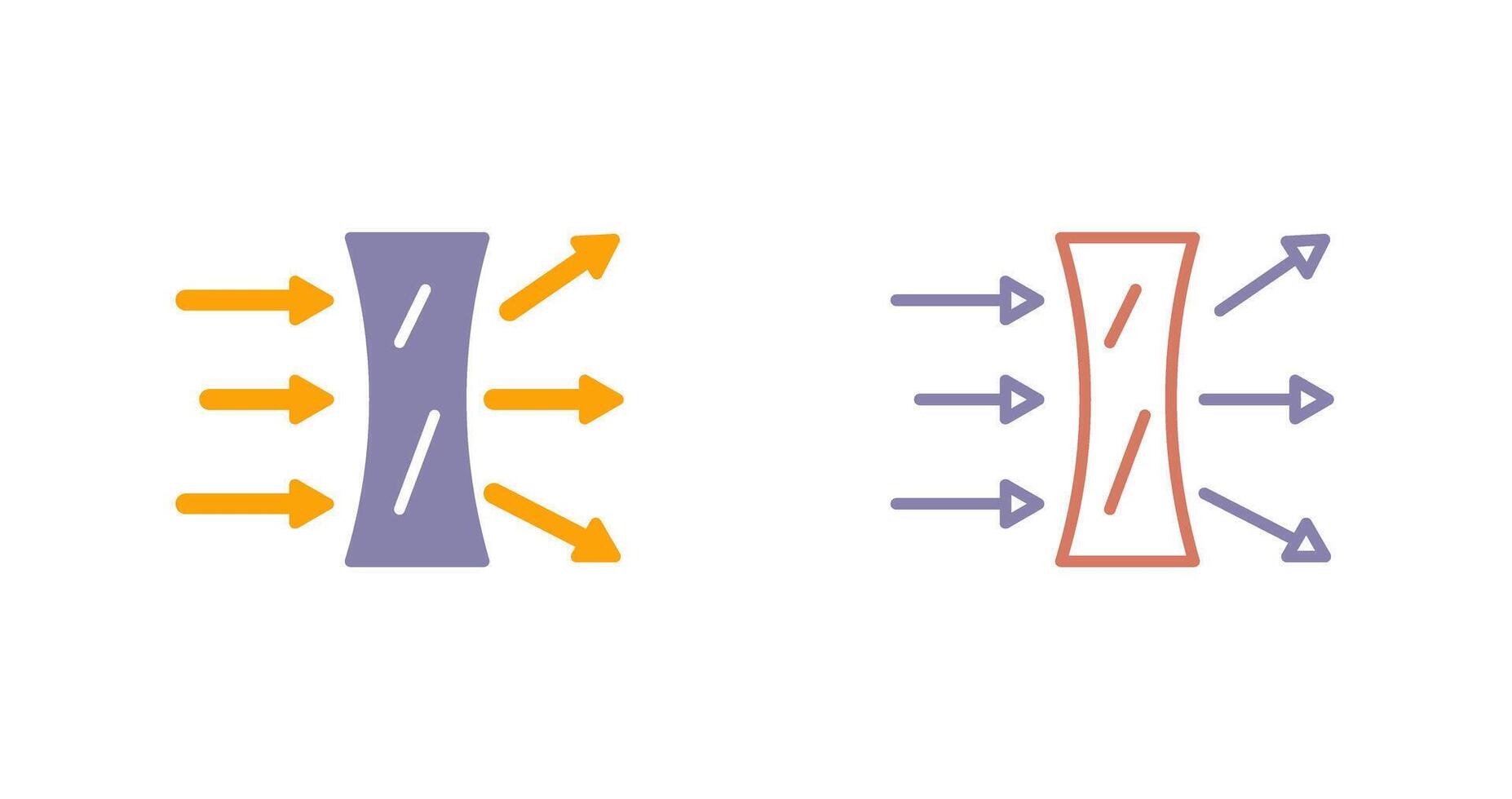 Reflection Icon Design vector