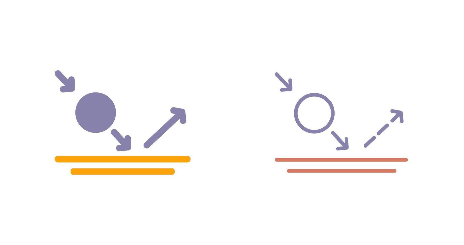 Bounce Icon Design vector