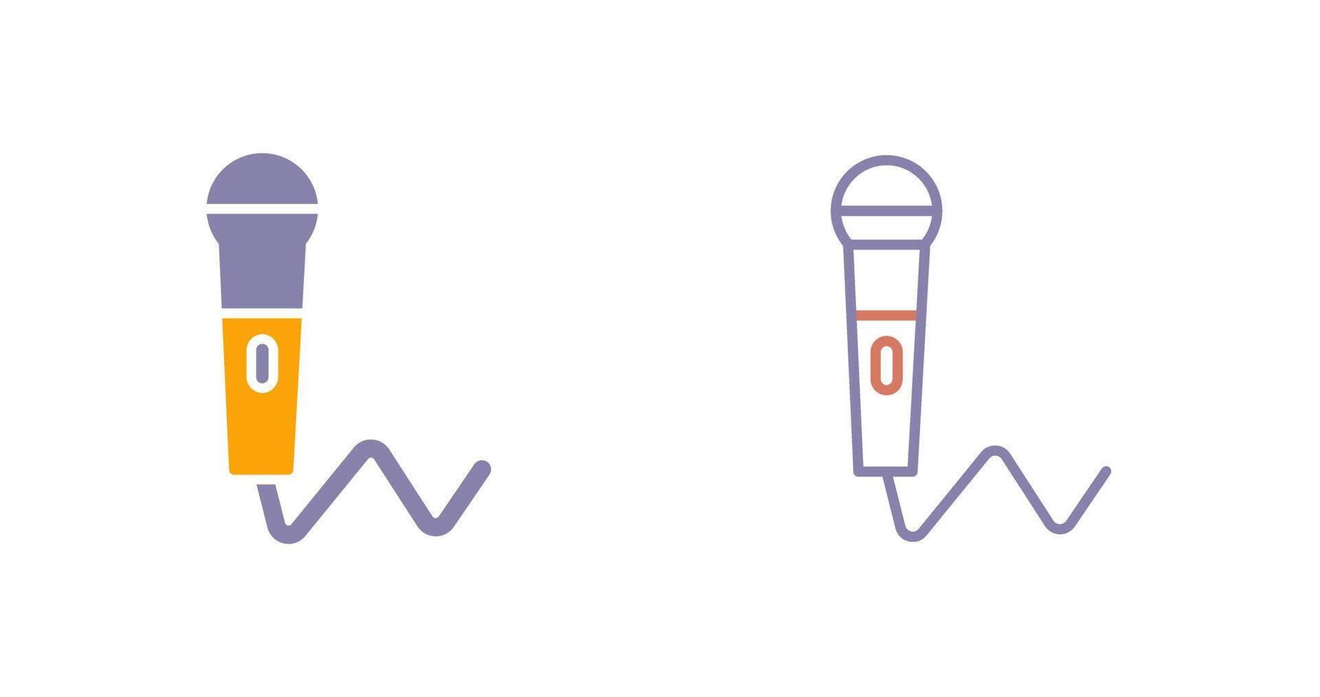 Microphone Icon Design vector