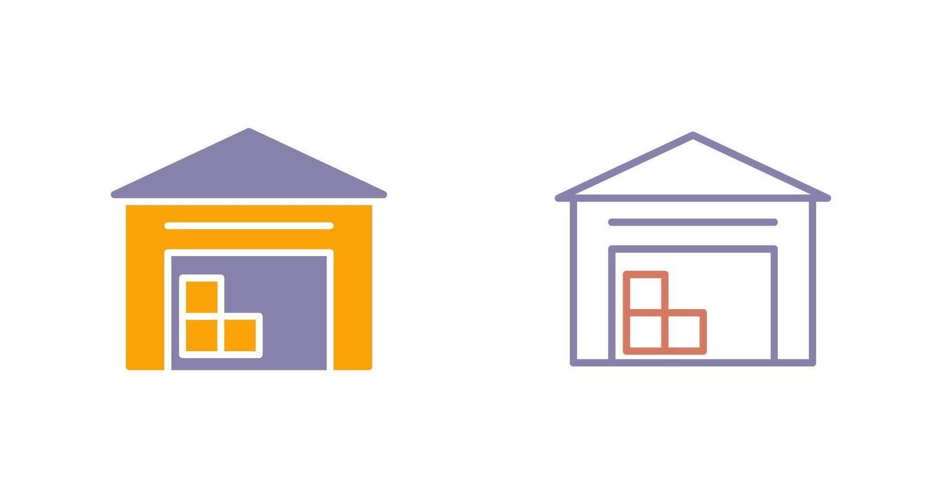 Warehouse Icon Design vector