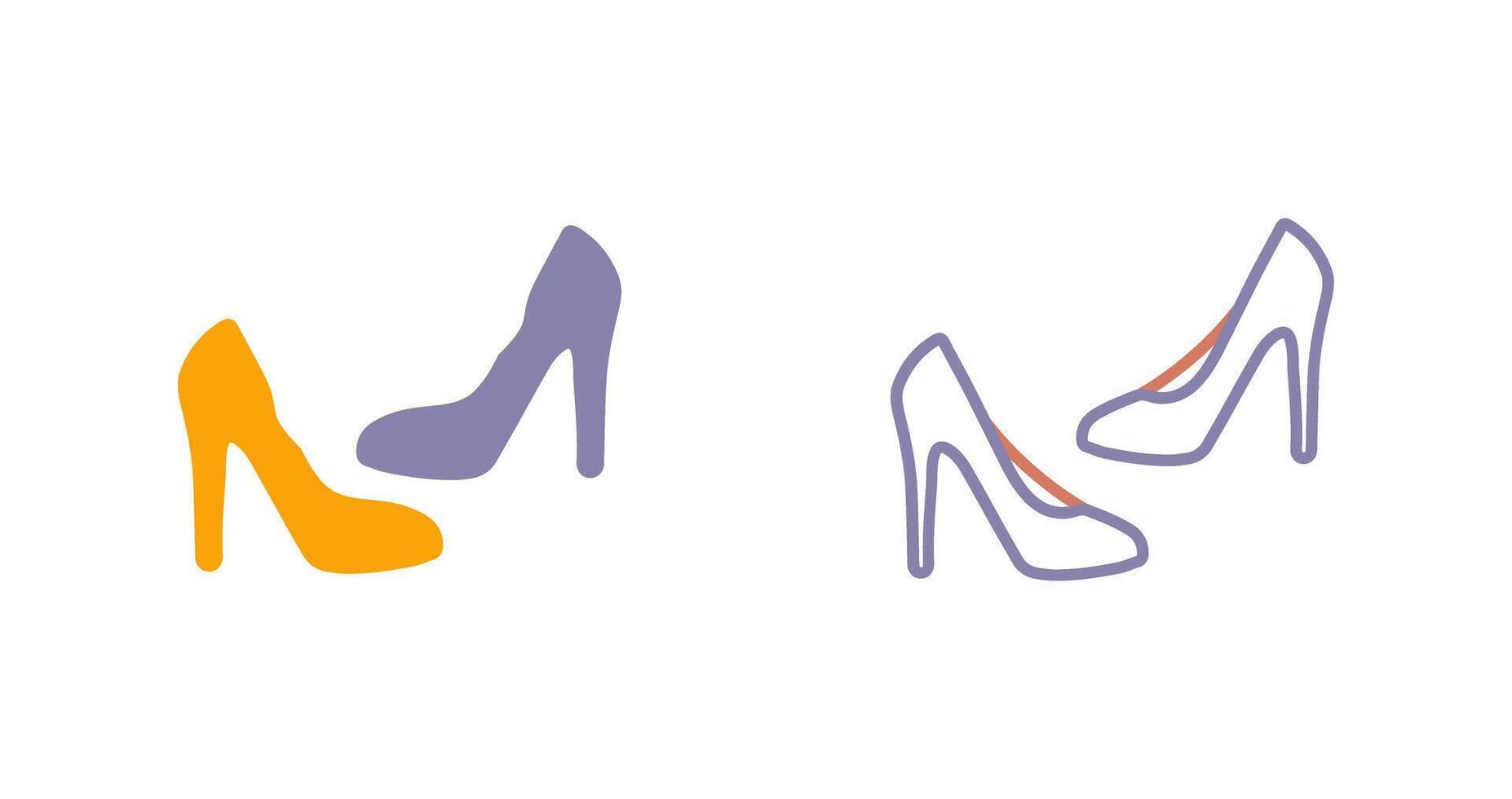 Heels Icon Design vector