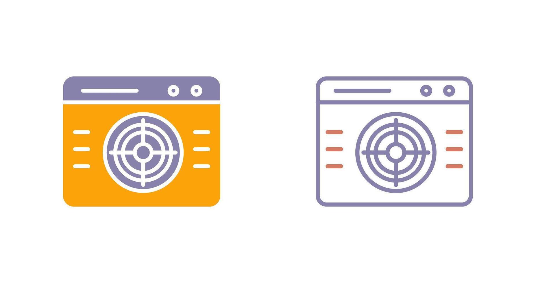 Target Icon Design vector