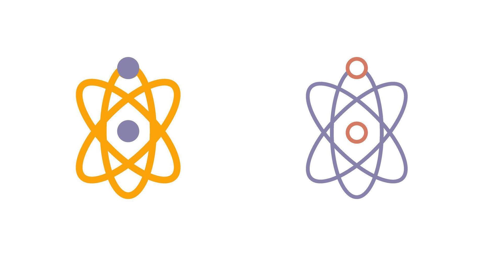 Atom Icon Design vector