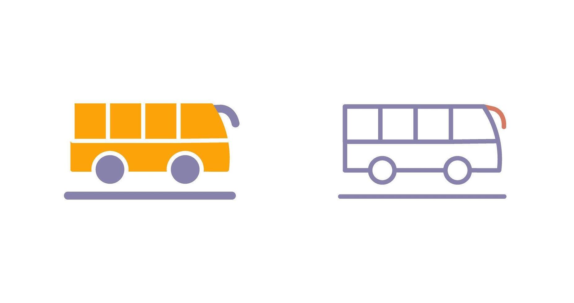 Bus Icon Design vector