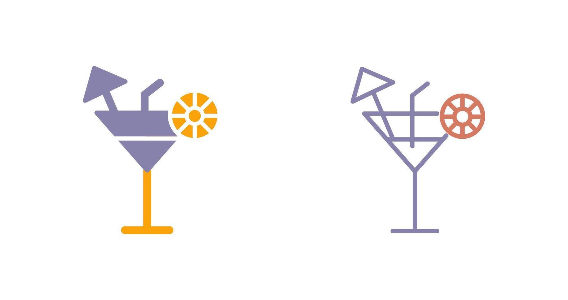 Cocktail Icon Design vector