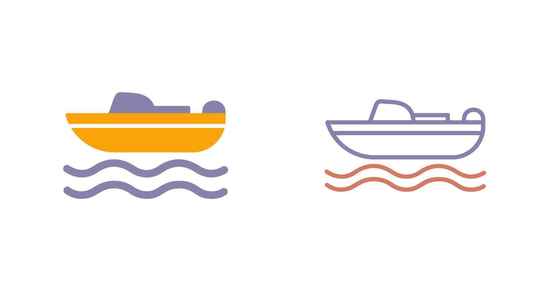 diseño de icono de barco vector