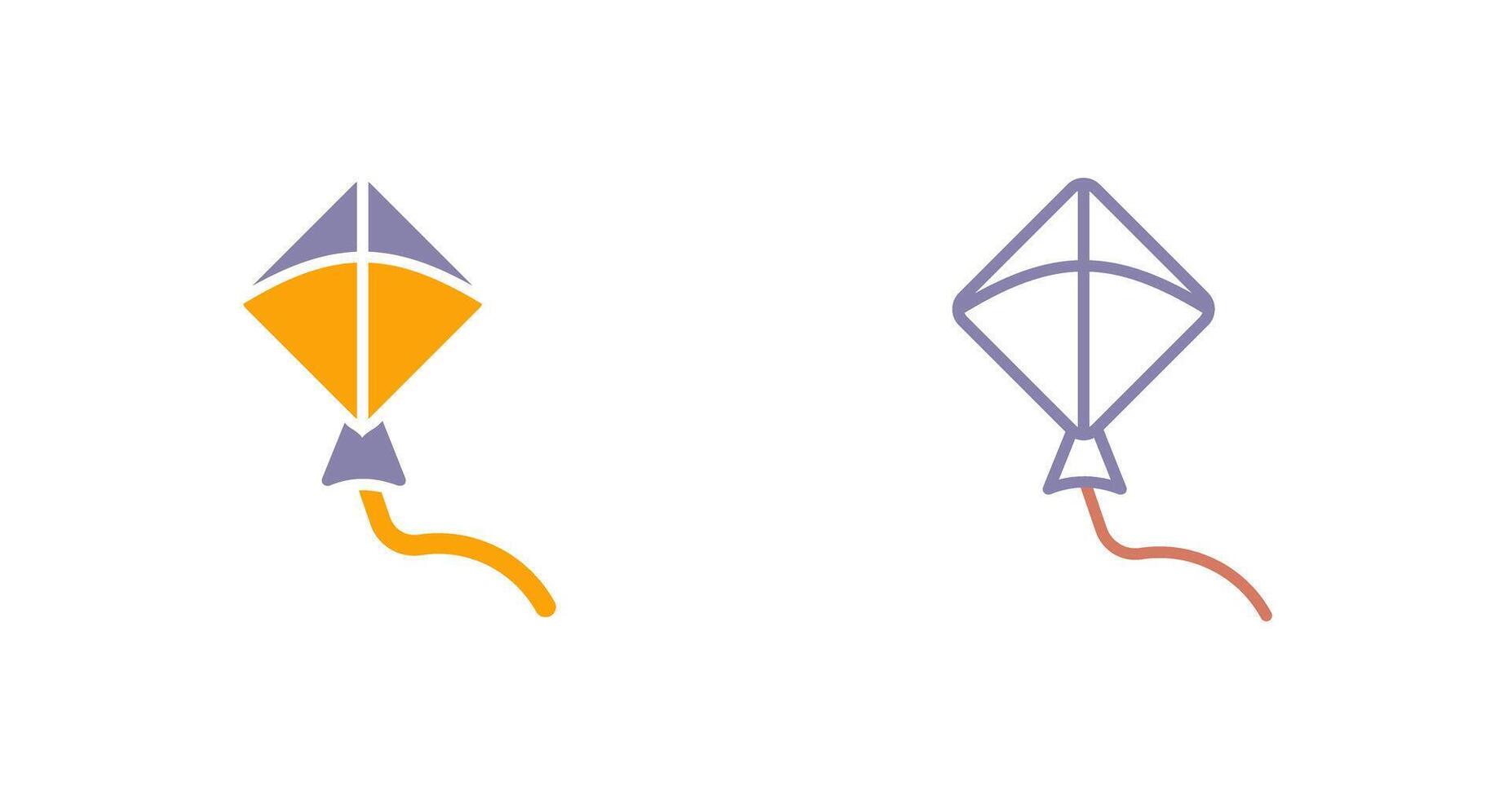 Kite Icon Design vector