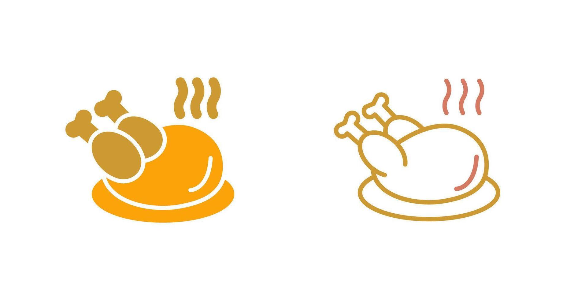 Chicken Icon Design vector