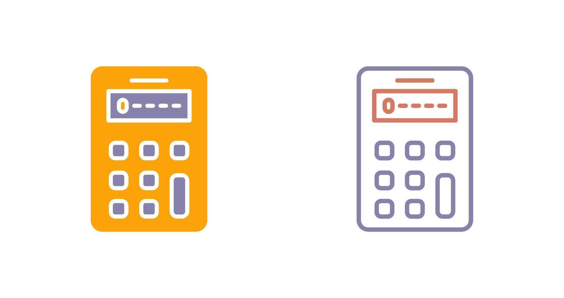 Calculator Icon Design vector
