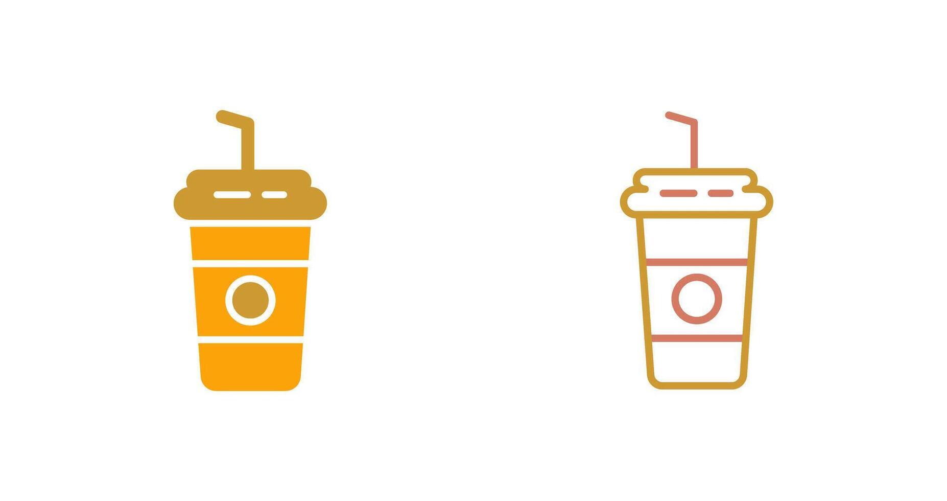 Milkshake Icon Design vector