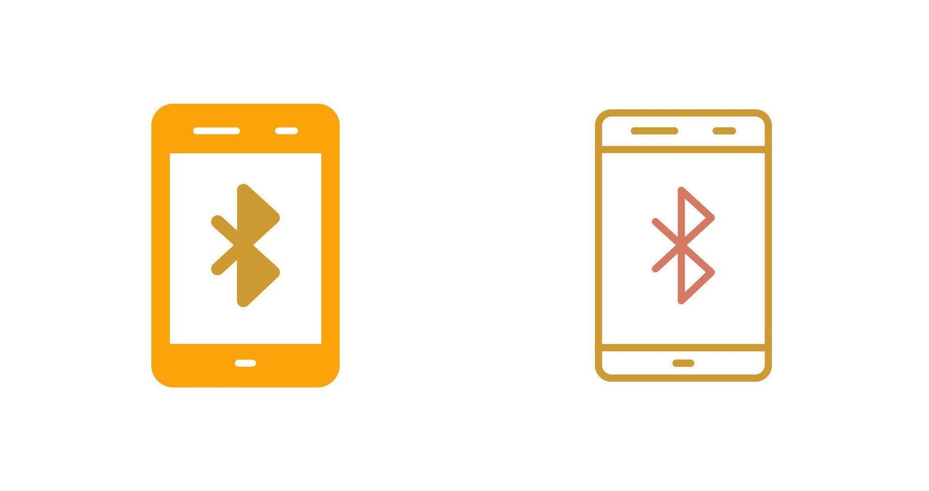 Bluetooth Icon Design vector