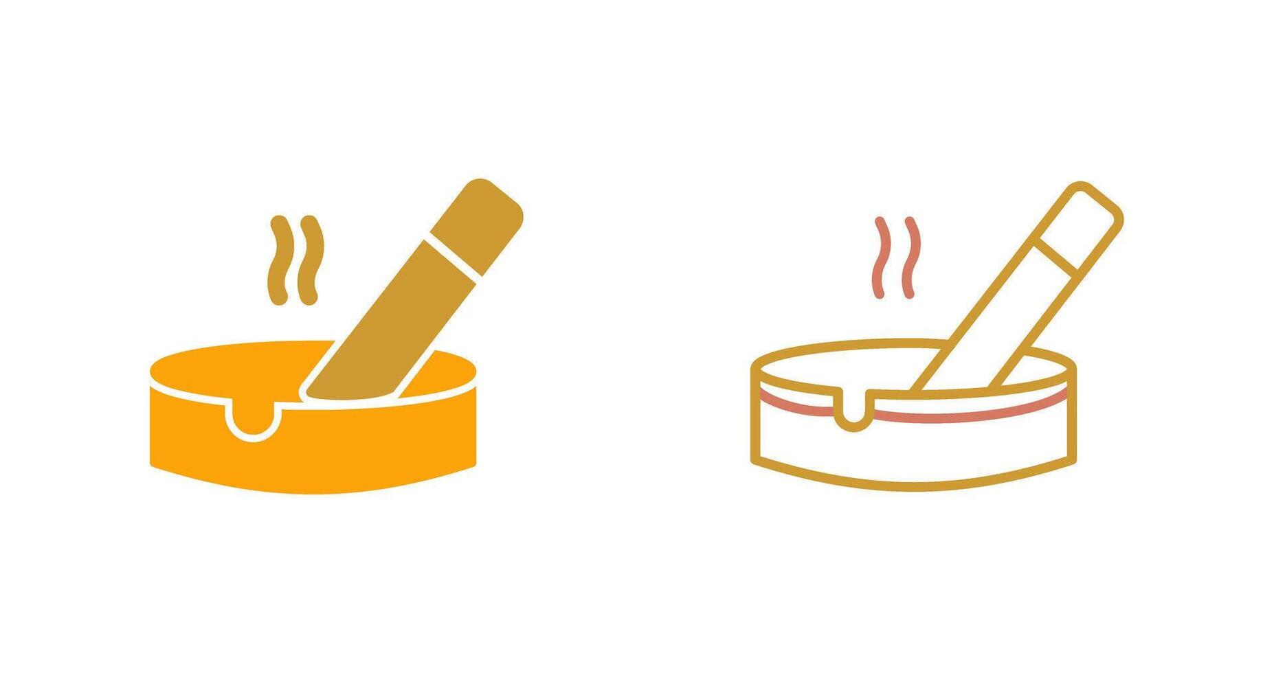 Ashtray Icon Design vector