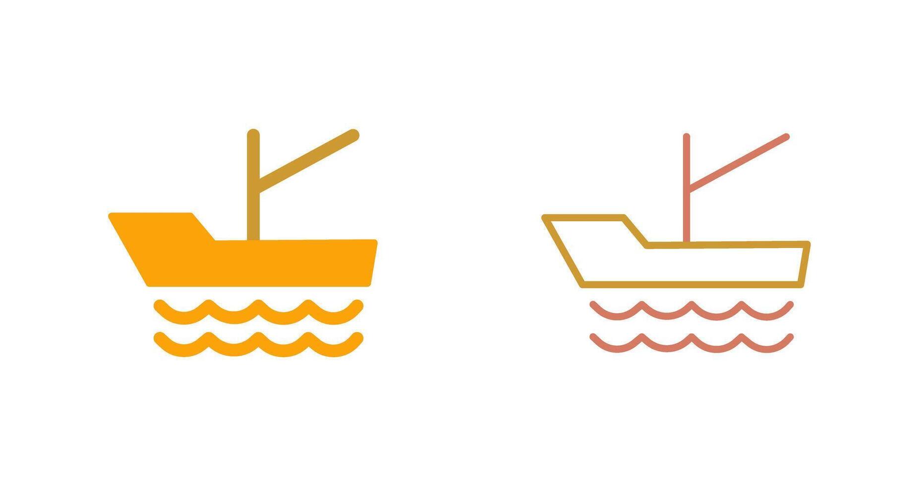 diseño de icono de barco vector