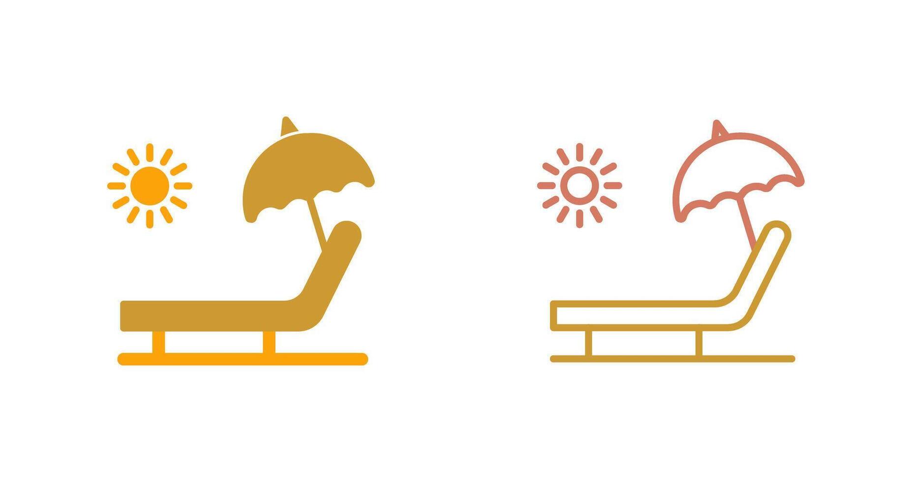Beach Icon Design vector