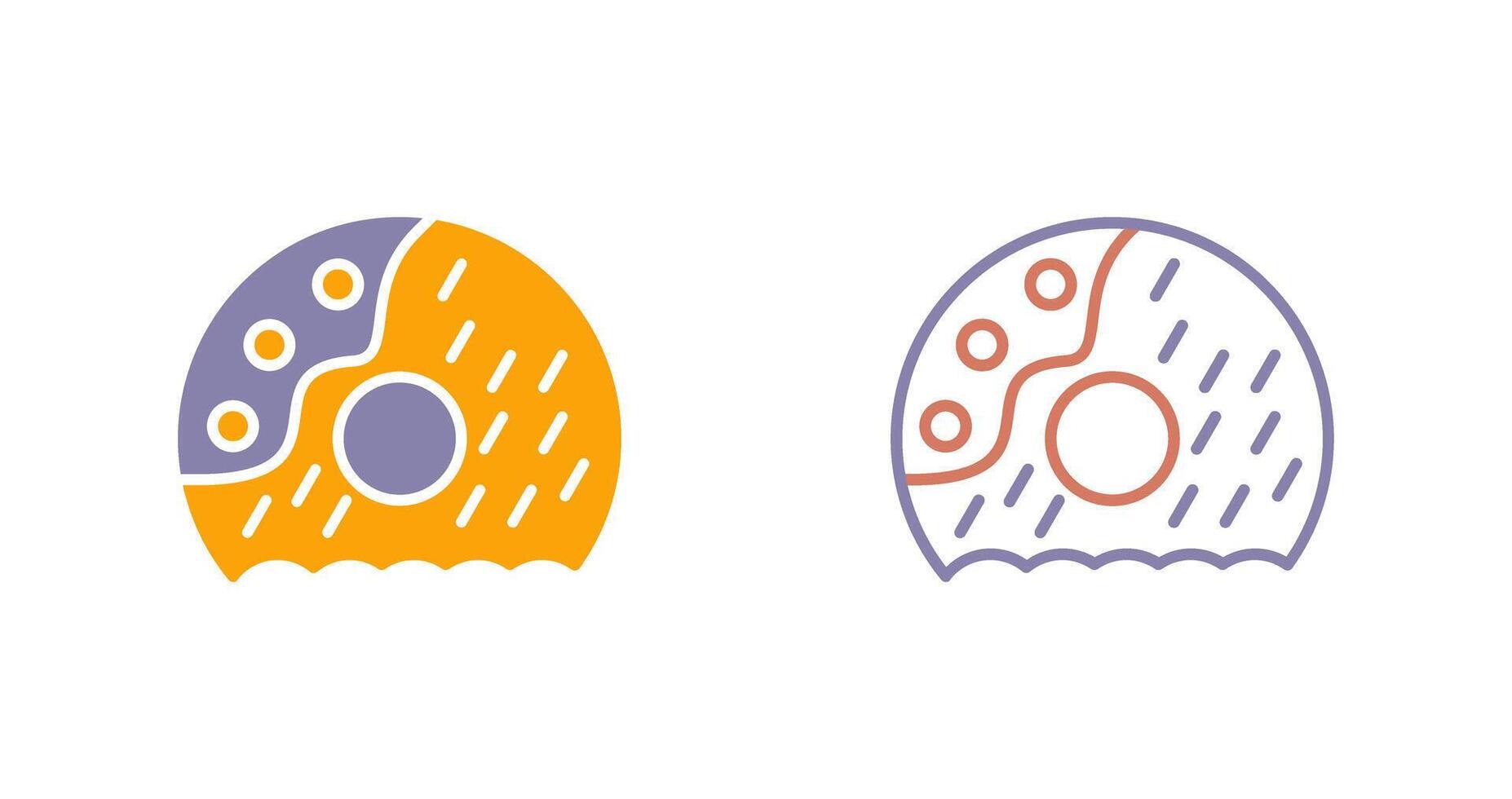 Doughnut Icon Design vector