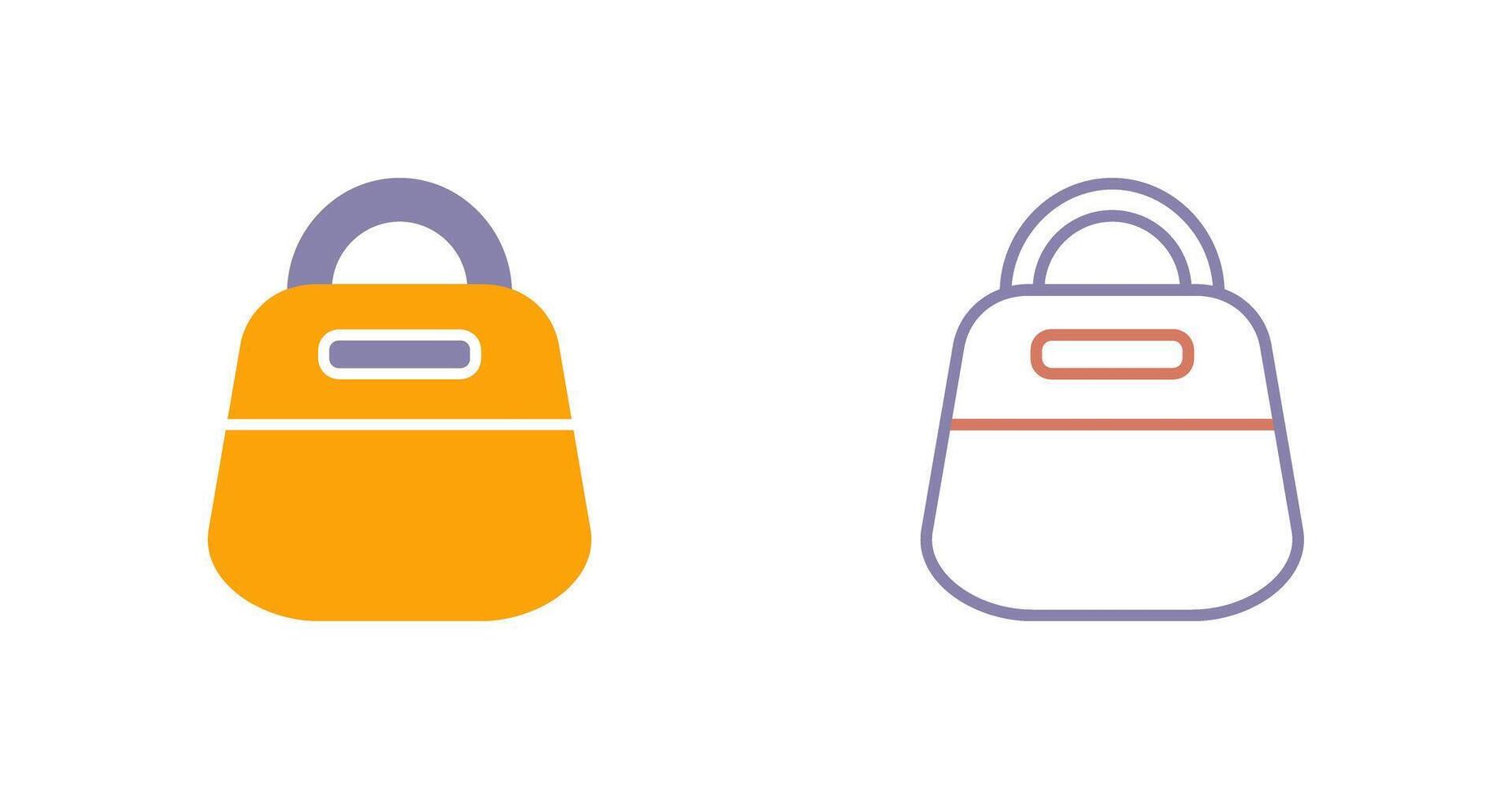 Bag Icon Design vector