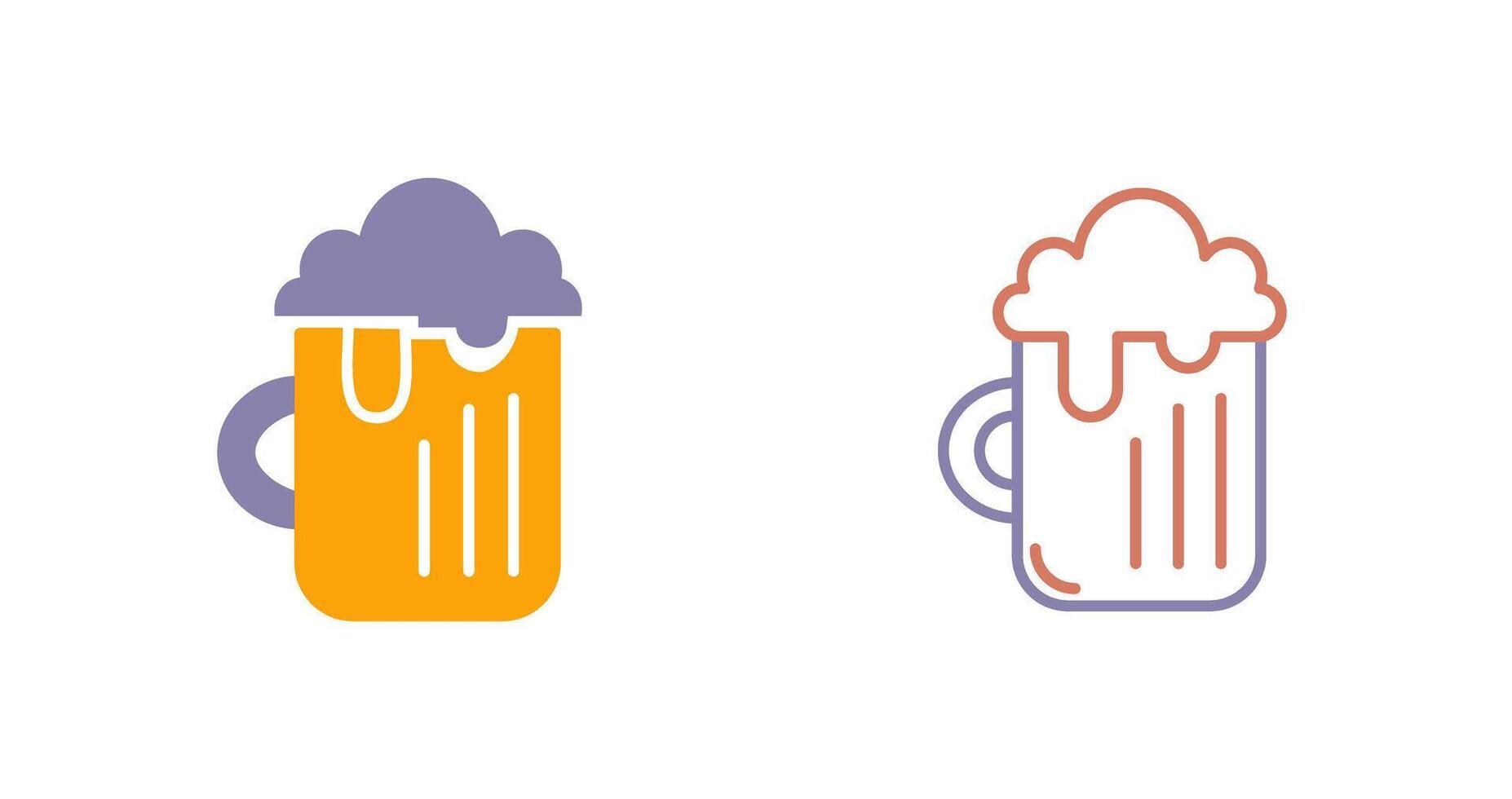 Pint of Beer Icon Design vector