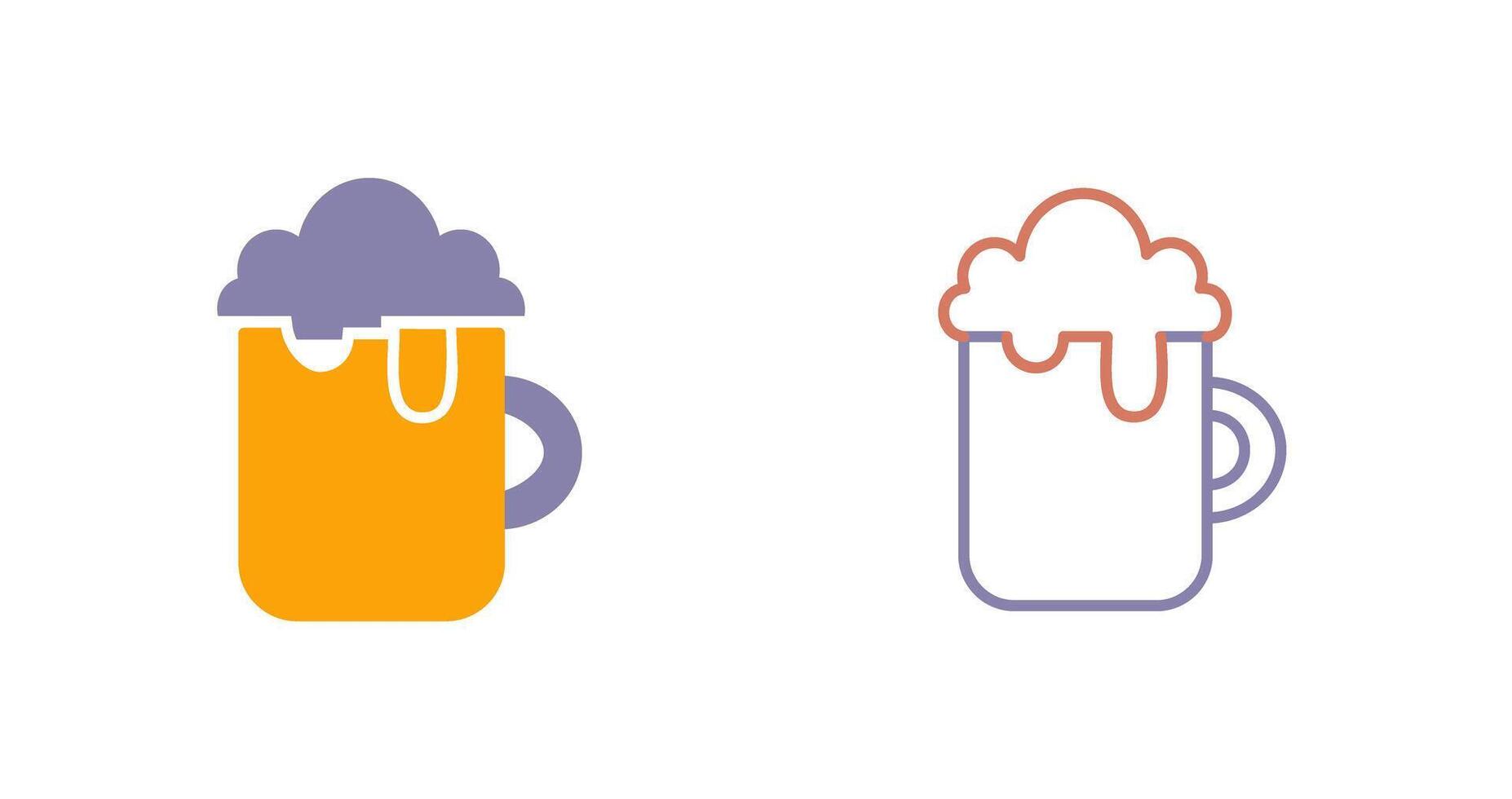 Pint of Beer Icon Design vector