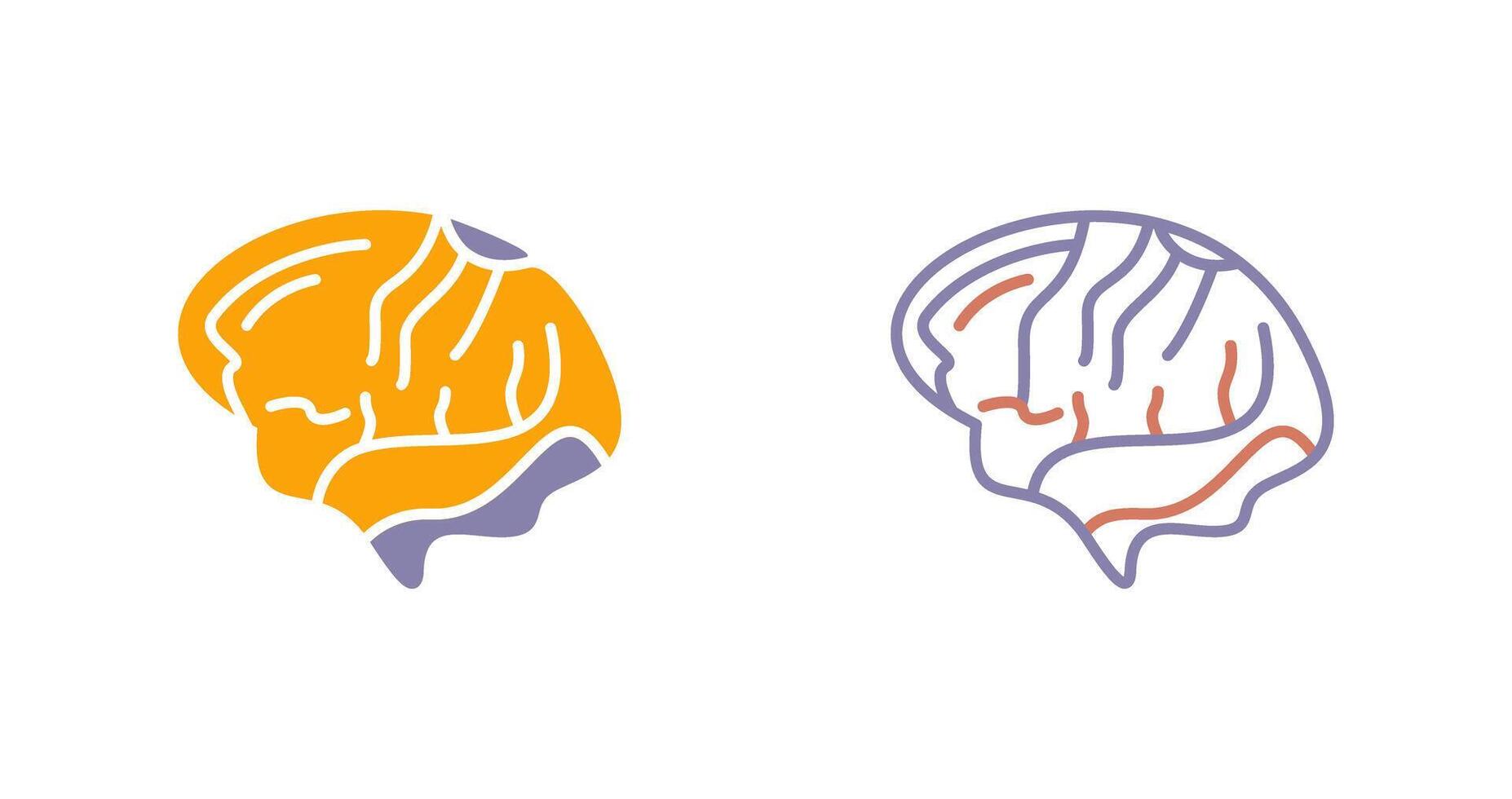 Brain Icon Design vector