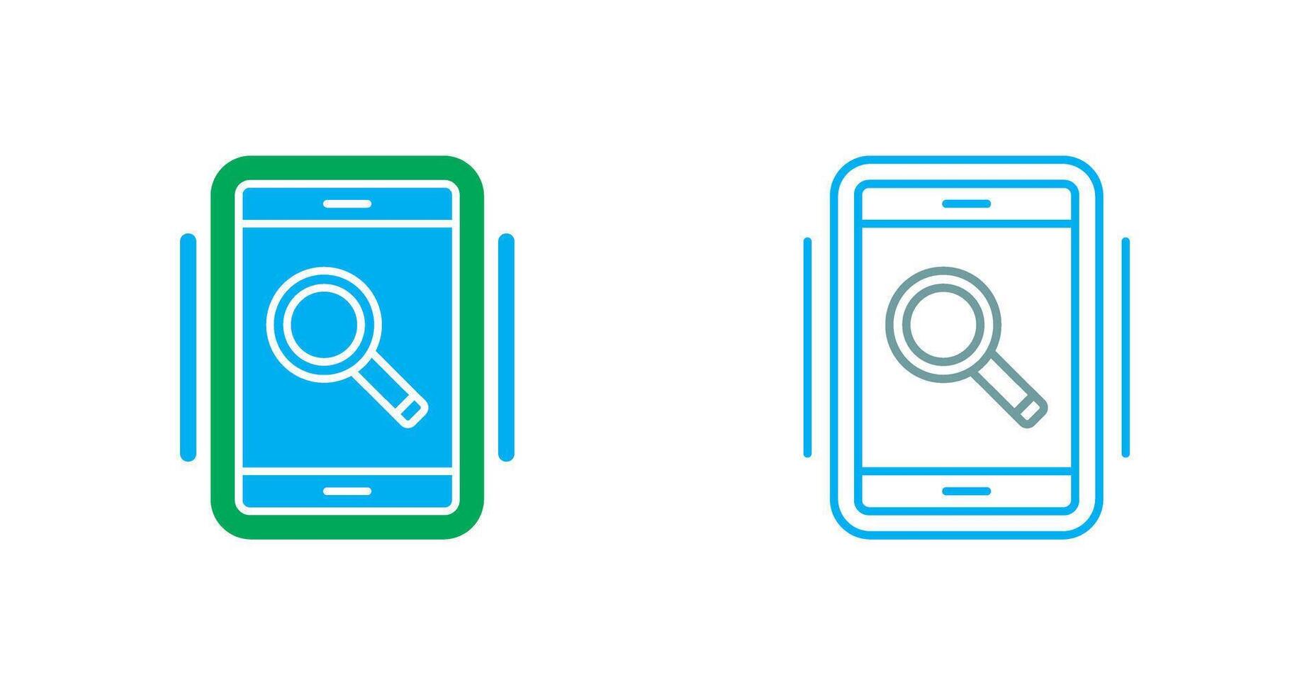 Magnifier Icon Design vector
