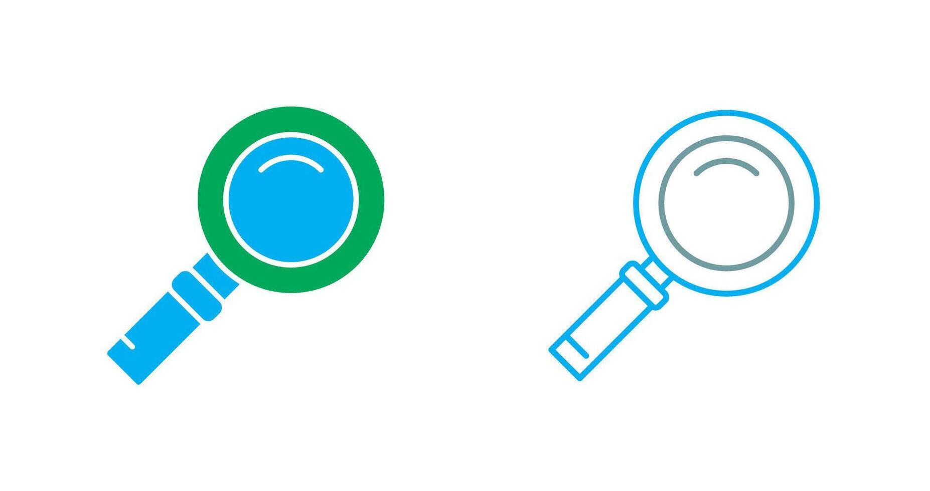 magnifying Icon Design vector
